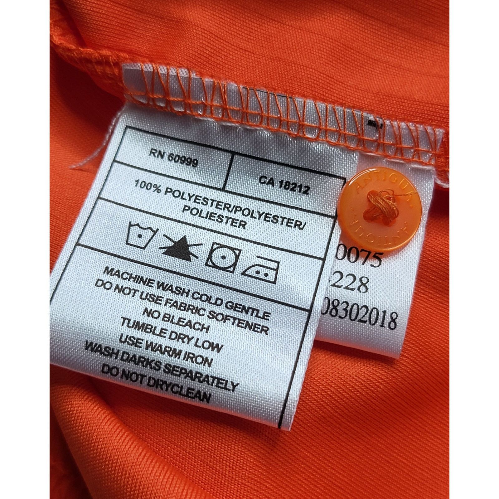 Antigua NWT San Francisco Giants Men's Antigua Polo Orange Size S Size US S / EU 44-46 / 1 - 4 Thumbnail