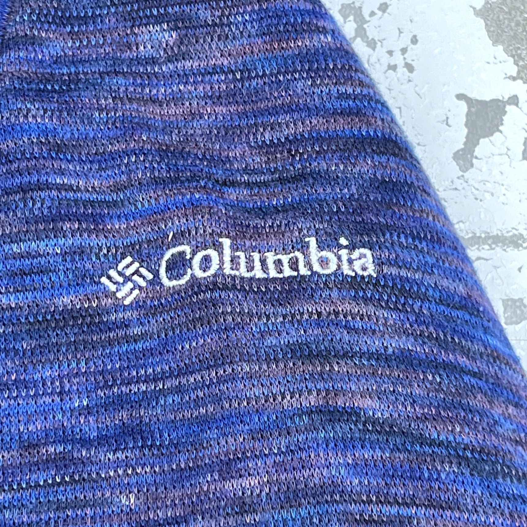 Vintage Columbia Sweater Women Medium Purple Pullover 1/2 Zip Mock Neck All Seasons Lightweight Size M / US 6-8 / IT 42-44 - 3 Thumbnail