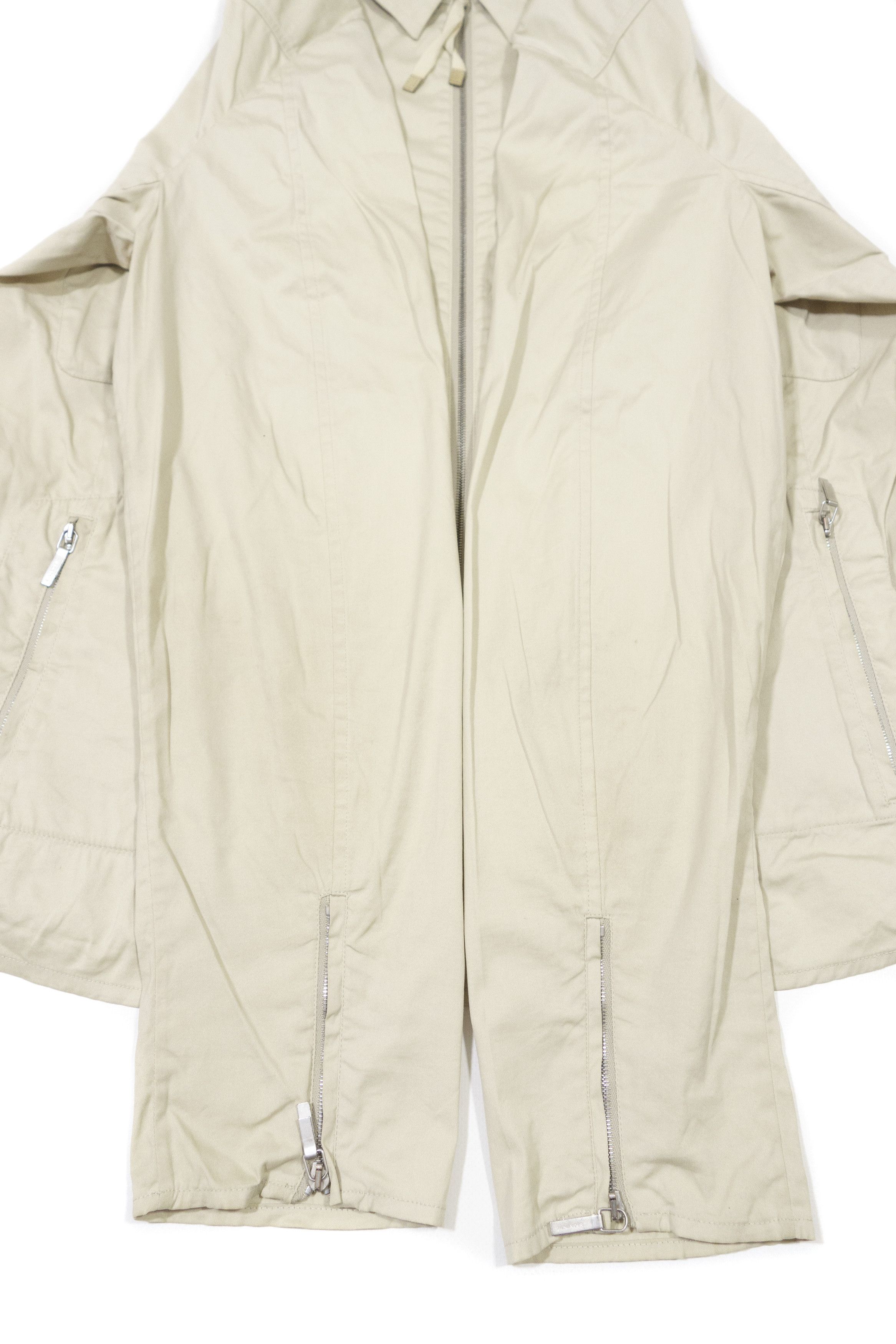 Jil Sander 90S Cotton Nylon Oversize Zip Shirt Vintage Size XL / US 12-14 / IT 48-50 - 5 Thumbnail