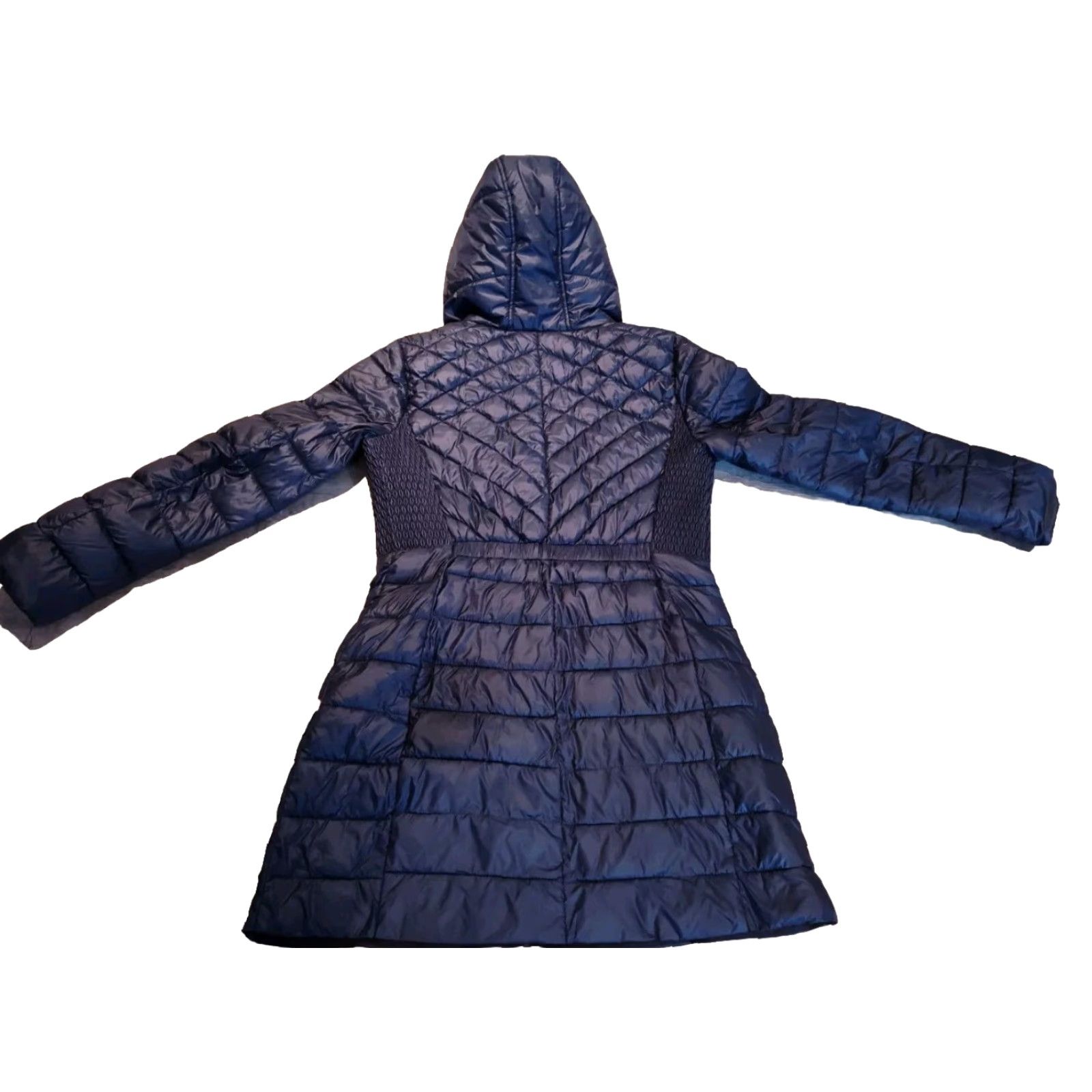 Vintage Bernardo Women's Classic Primaloft Packable Quilted Puffer Hooded Long Jacket M Size M / US 6-8 / IT 42-44 - 2 Thumbnail