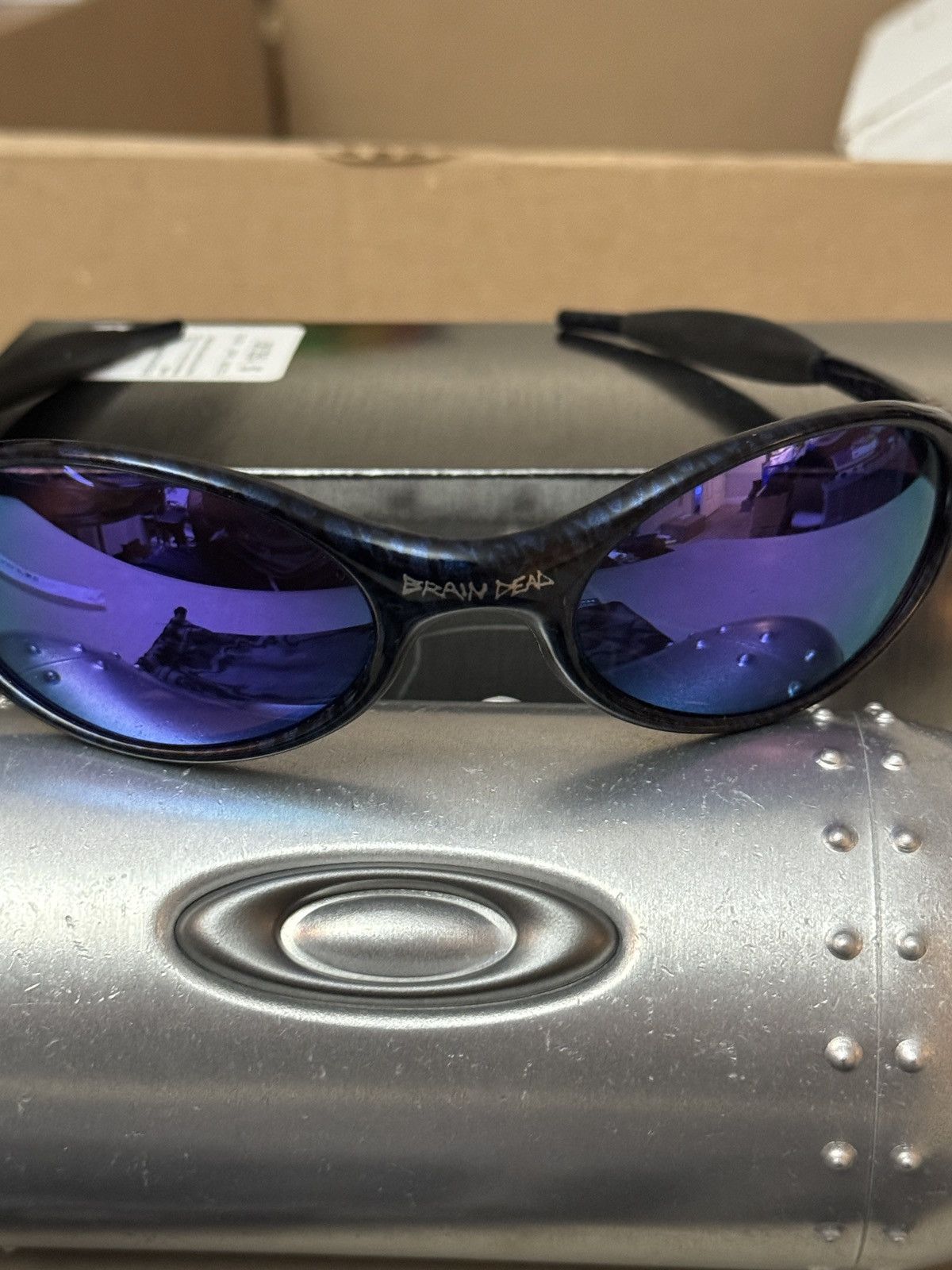 DS Brain Dead Oakley Eye Jacket Factory Team Sunglasses