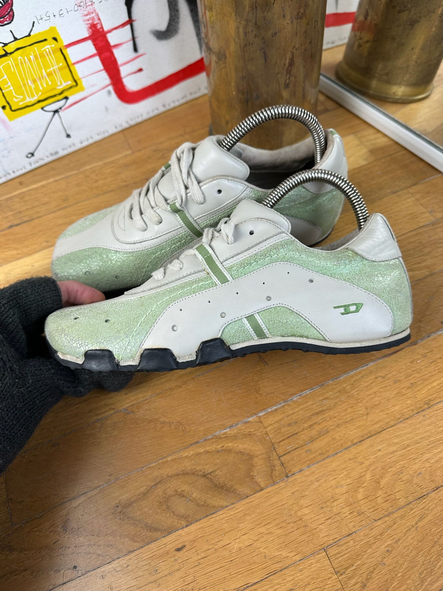 Diesel VINTAGE RARE DIESEL SNEAKERS 90s Y2K Size US 7 / IT 37 - 7 Thumbnail