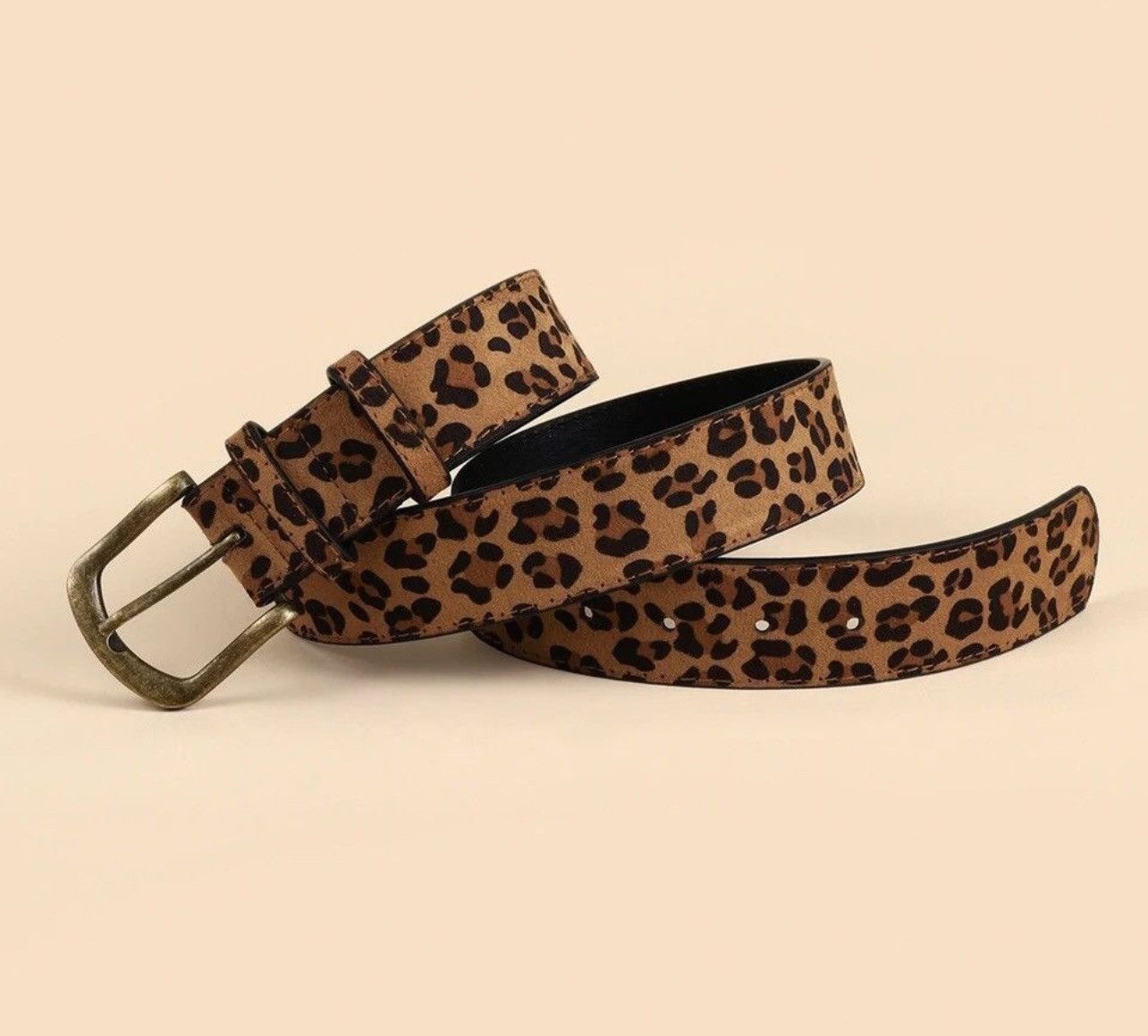 Japanese Brand × Vintage Leopard Printed Belt Size ONE SIZE - 4 Thumbnail