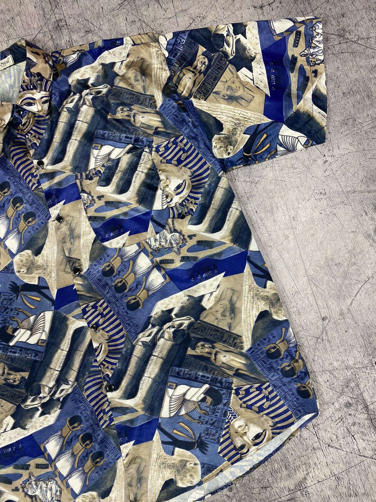Other Vintage T. Corner Egypt Mummy Pyramids Pharaoh Crazy Shirt Size US XL / EU 56 / 4 - 4 Thumbnail