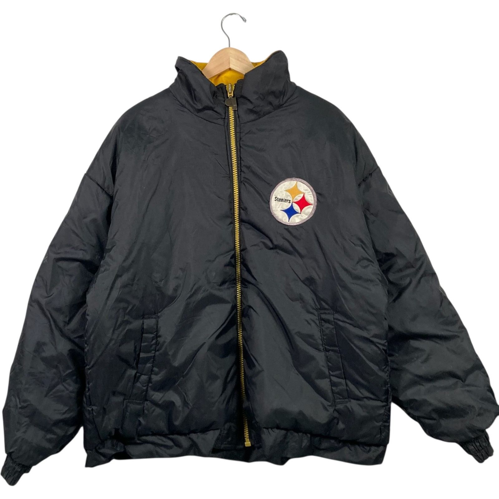Pro Player Vintage Pittsburgh Steelers Reversible NFL Puffer Jacket L Size US L / EU 52-54 / 3 - 1 Thumbnail