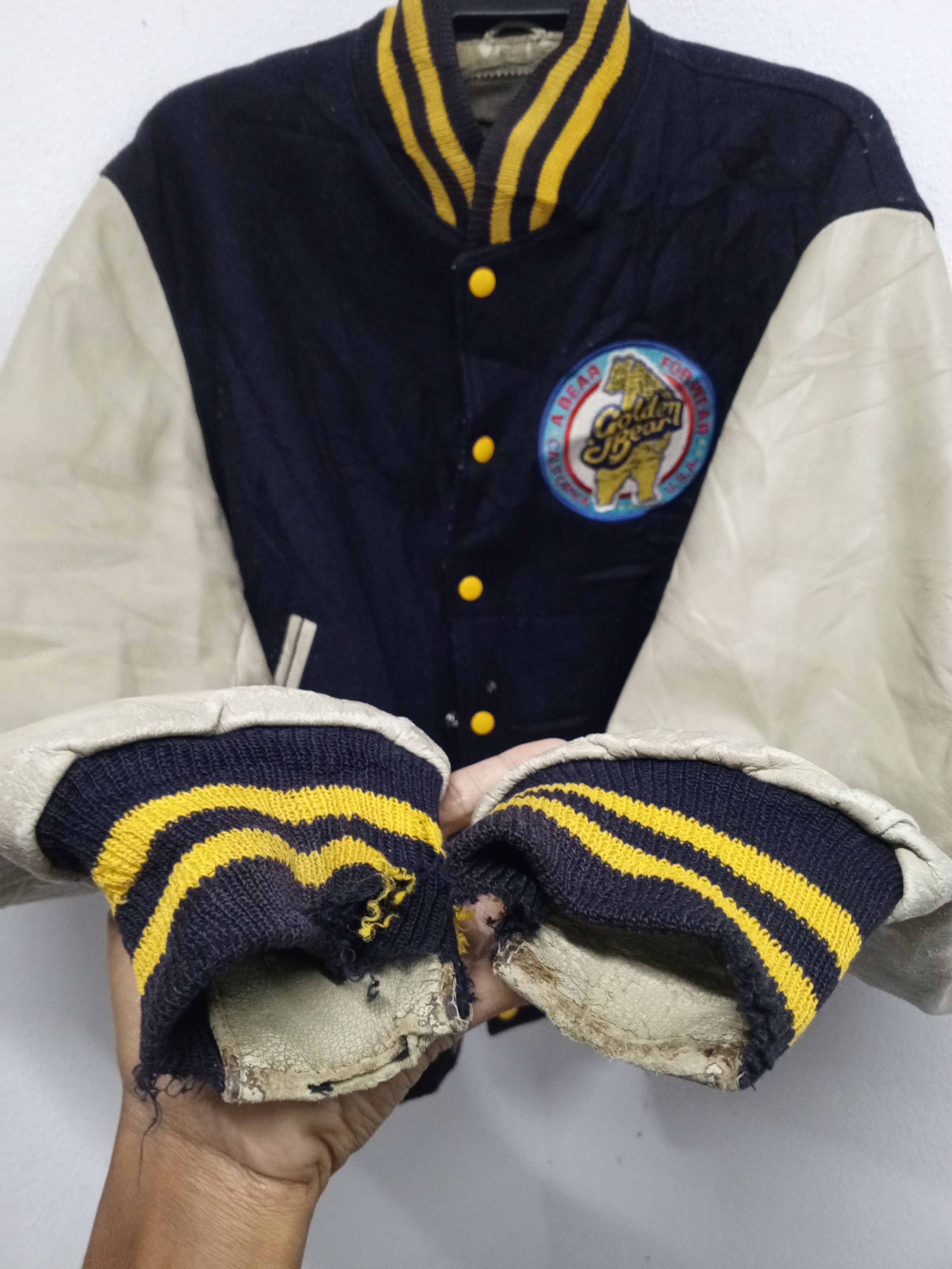 Golden Bear × Vintage Golden bear big logo vtg varsity jacket Size US L / EU 52-54 / 3 - 10 Thumbnail