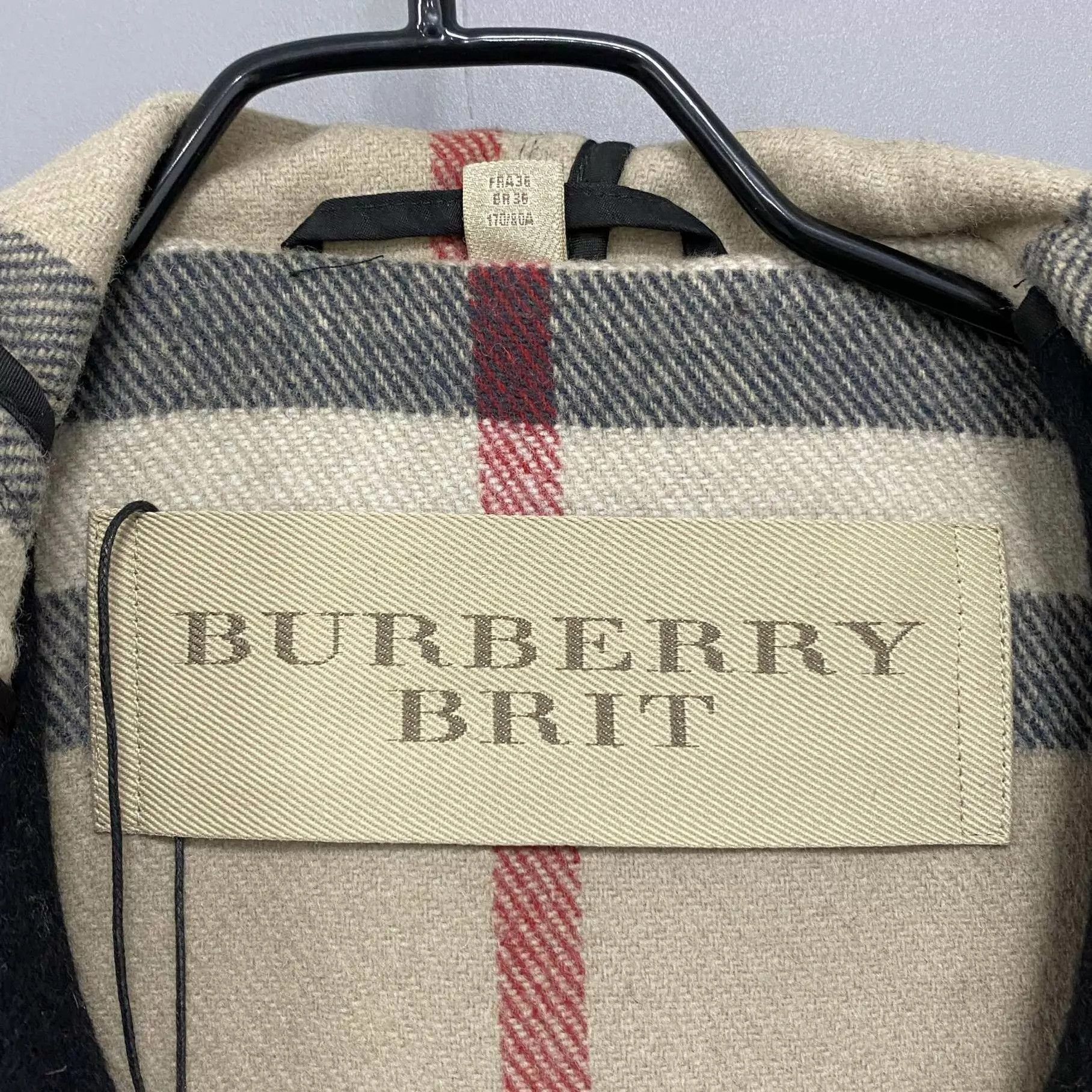 Burberry Burberry Lined Check Wool Overcoat UK6 99 New Size XS / US 0-2 / IT 36-38 - 4 Thumbnail