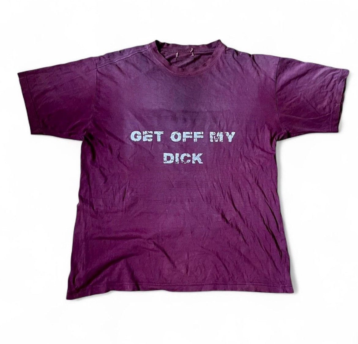 Band Tees VINTAGE 90S SEXY TEE GET OFF MY DICK PENIS FUNNY PORNO STAR Size US L / EU 52-54 / 3 - 1 Thumbnail