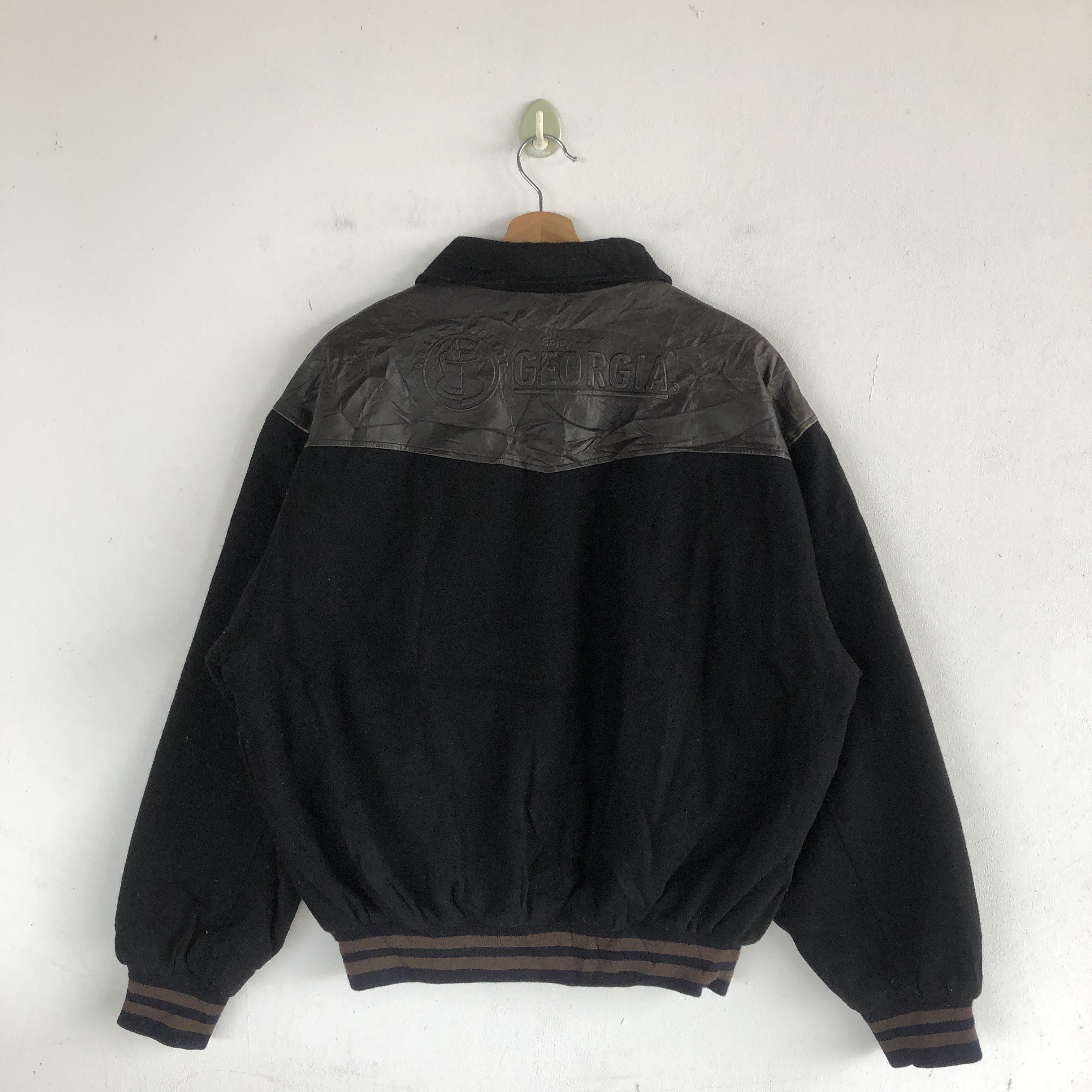 Japanese Brand × Vintage Vintage Georgia Varsity Jackets Japanese Wool Jacket Size US L / EU 52-54 / 3 - 2 Thumbnail