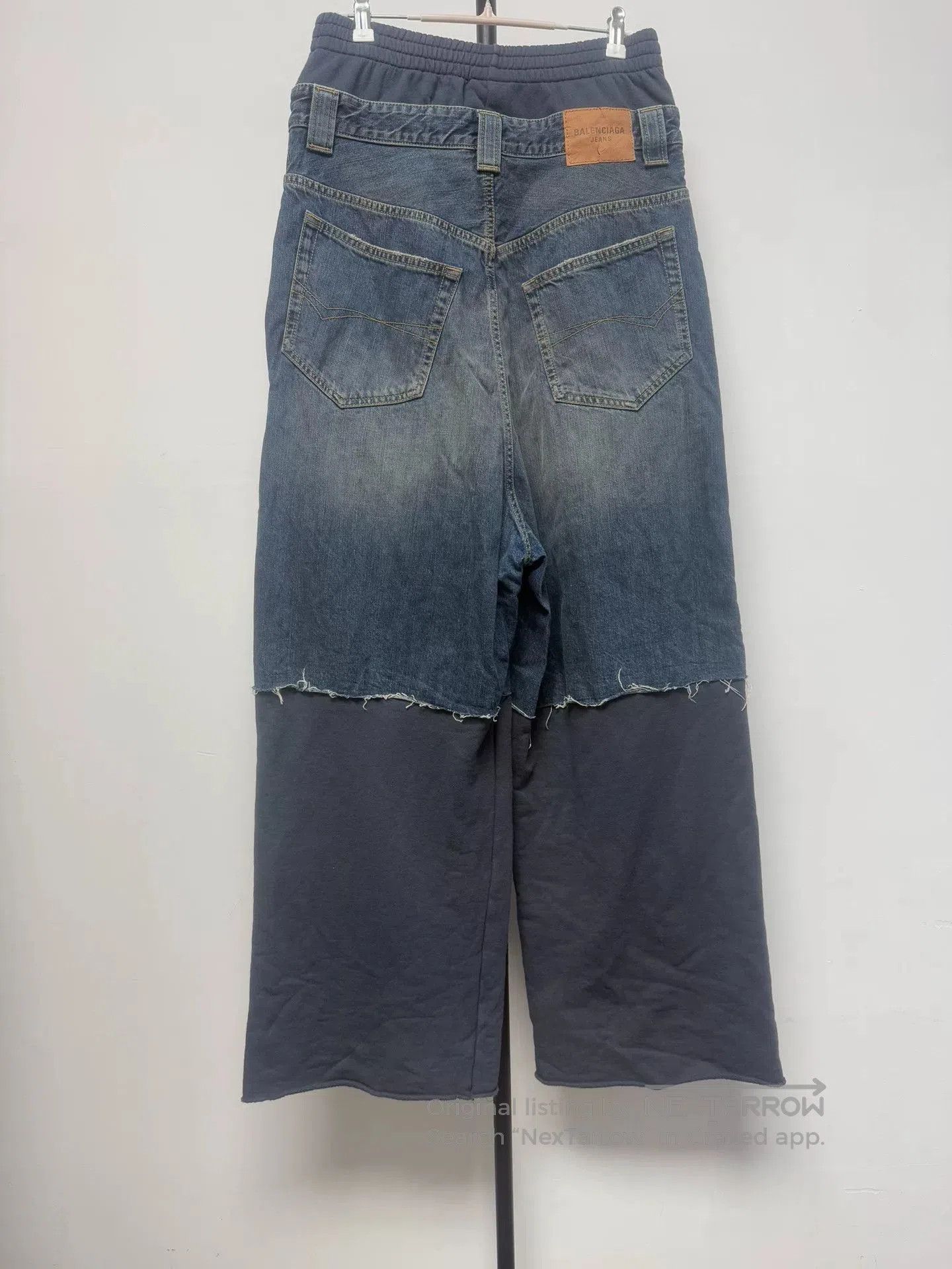 Balenciaga Balenciaga Spliced Letter Embroidery Casual Pants. Size 33" - 2 Thumbnail