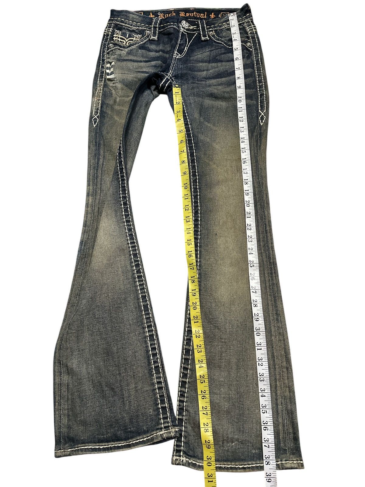Rock Revival Distress Flare Rock Revival 28X38 Size US 28 / EU 44 - 3 Thumbnail