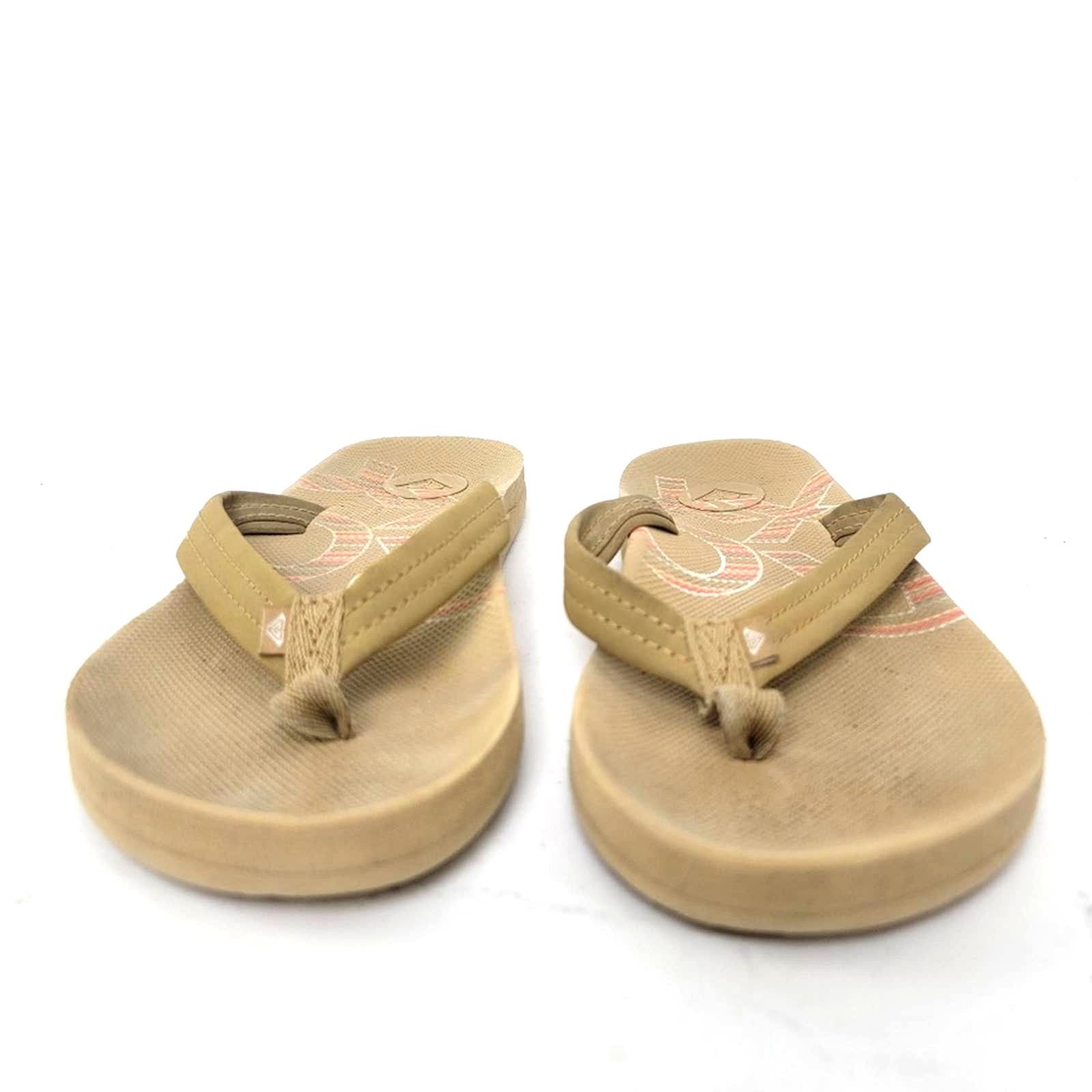 Designer Roxy Sand Tan Flip Flop Sandals - 6 Size US 6 / IT 36 - 5 Thumbnail