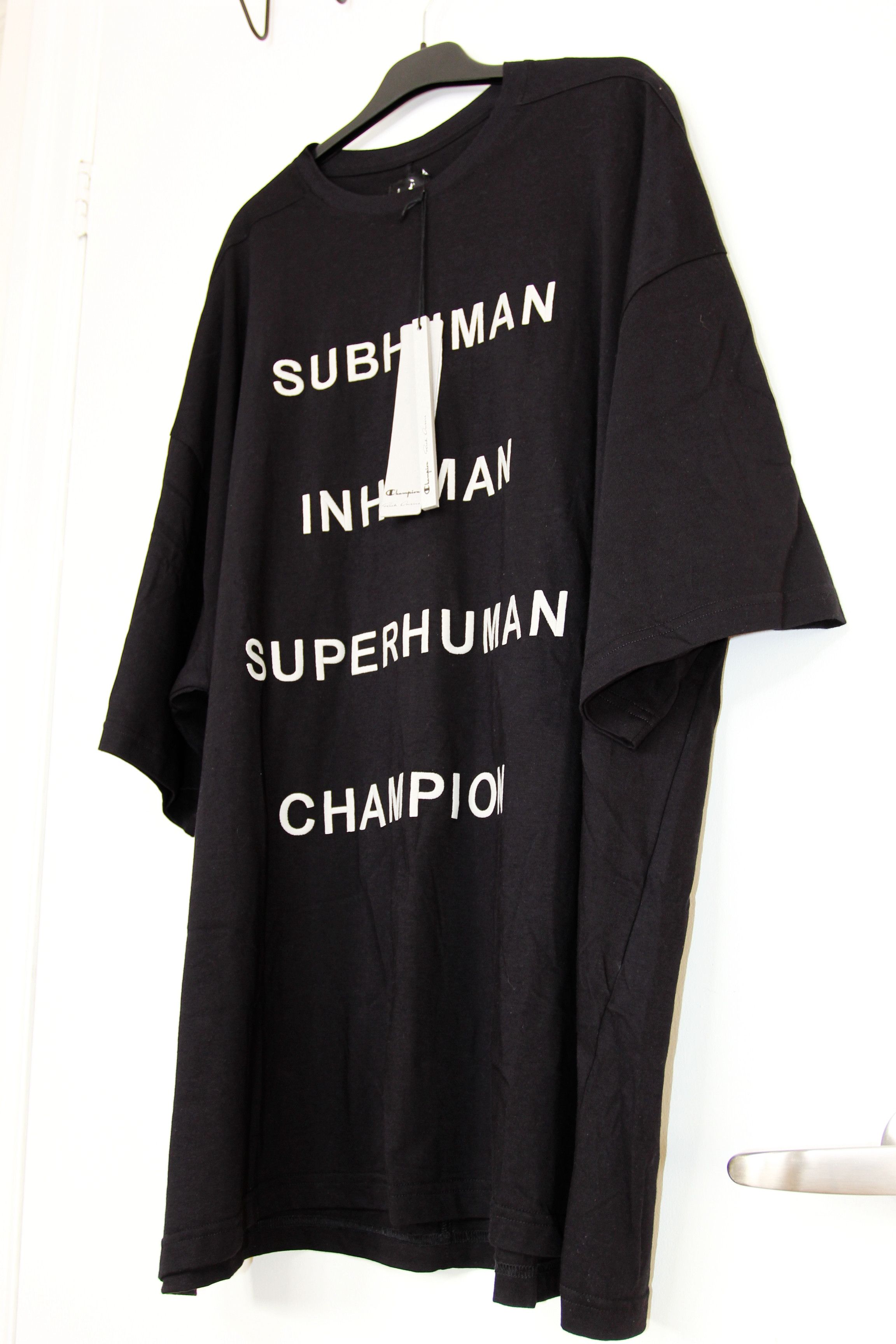 Champion × Rick Owens BNWT SS25 RICK OWENS x CHAMPION TOMMY T TSHIRT L Size US L / EU 52-54 / 3 - 5 Thumbnail
