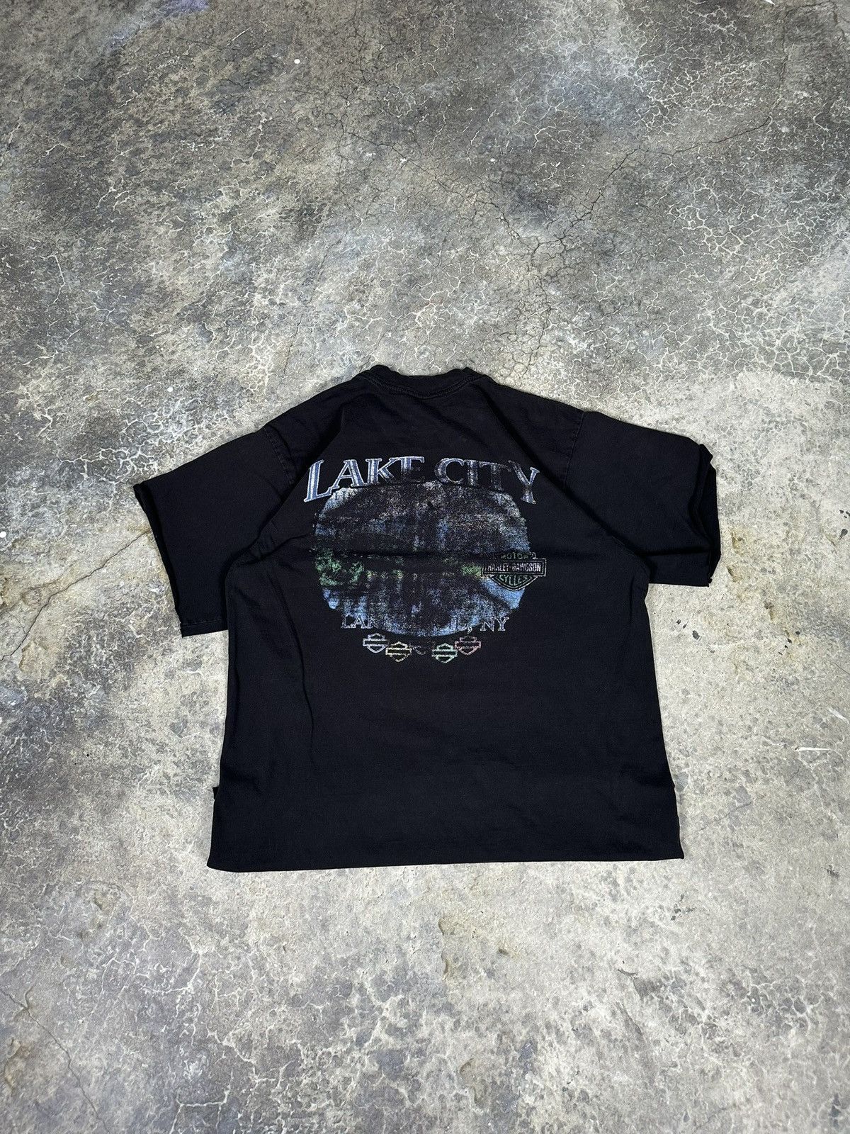 Harley Davidson × Vintage Vintage Thrashed Harley Tee Size US L / EU 52-54 / 3 - 6 Thumbnail