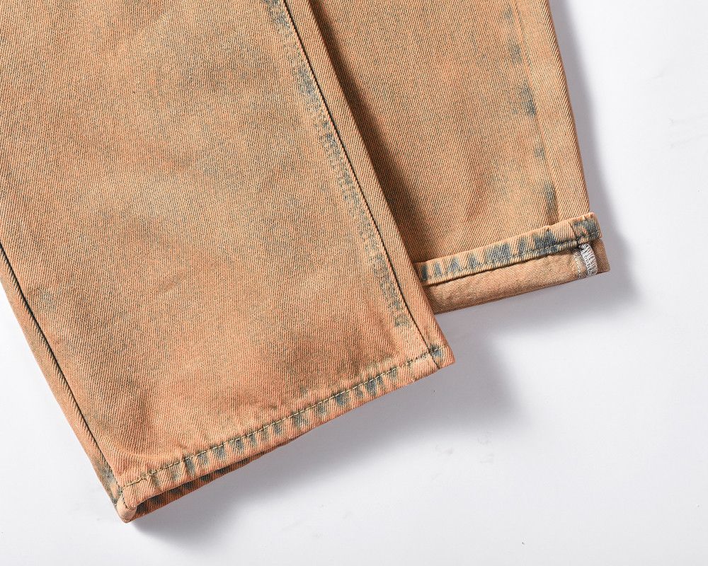 Vintage Yellow Mud straight Cut Jeans Size US 30 / EU 46 - 6 Thumbnail