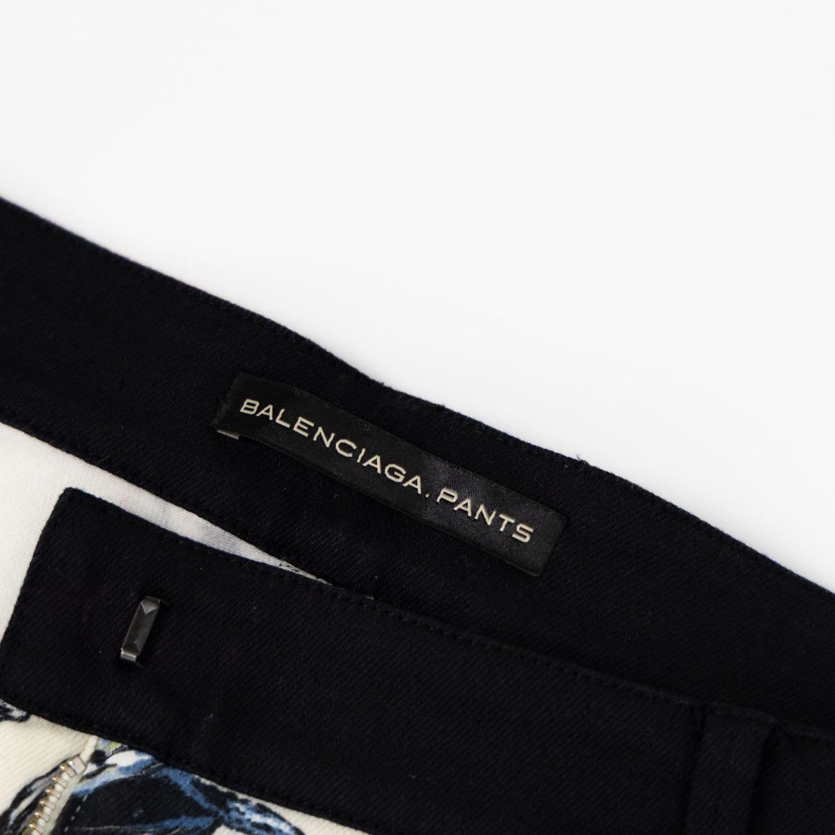 Balenciaga Balenciaga Floral Pants Cream Slim Fit Designer Trousers Size 30" / US 8 / IT 44 - 5 Thumbnail