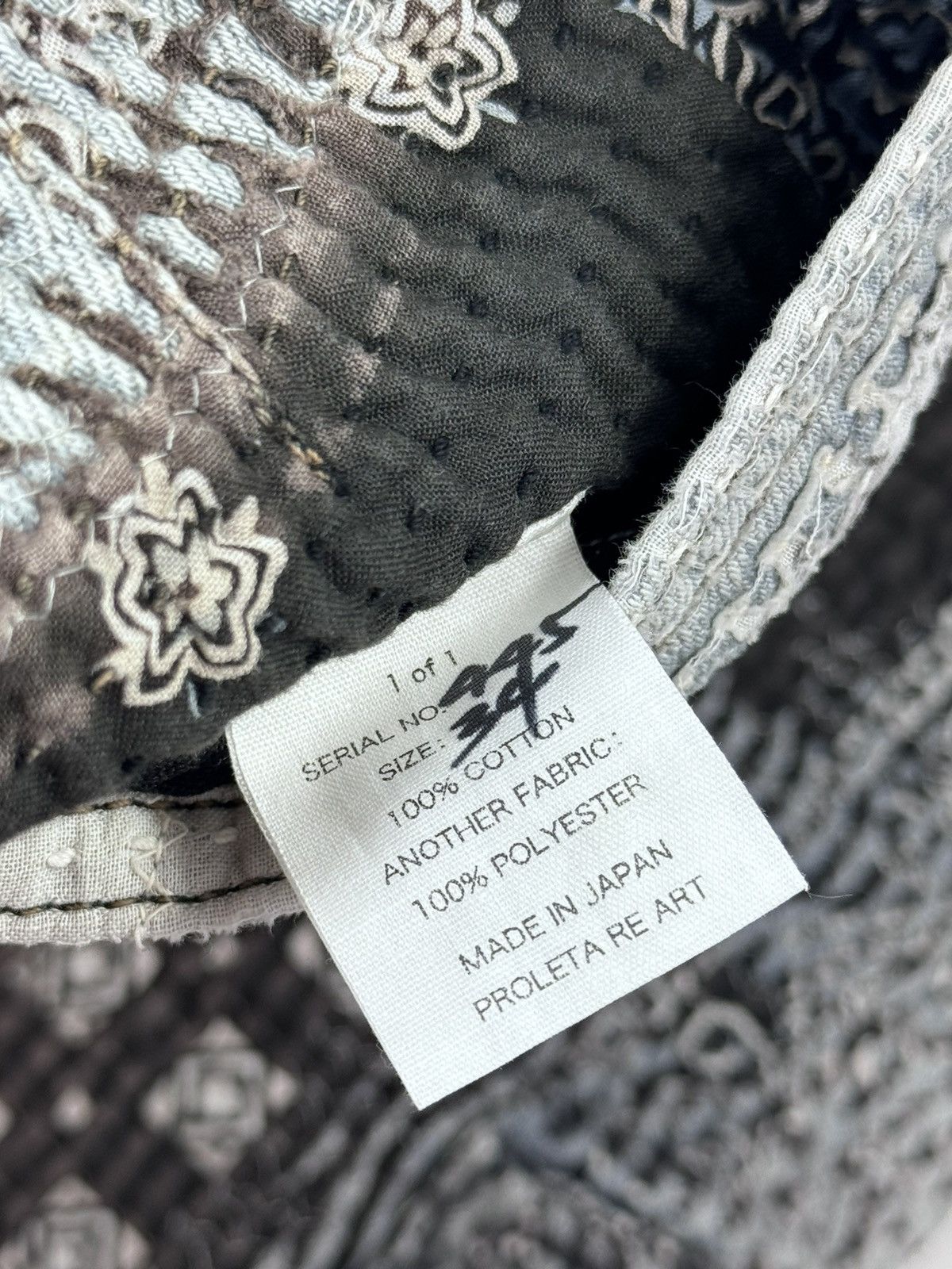 Proleta Re Art 1/1 HAND MADE SNOW LEOPARD CARPENTER PANTS Size US 34 / EU 50 - 4 Thumbnail