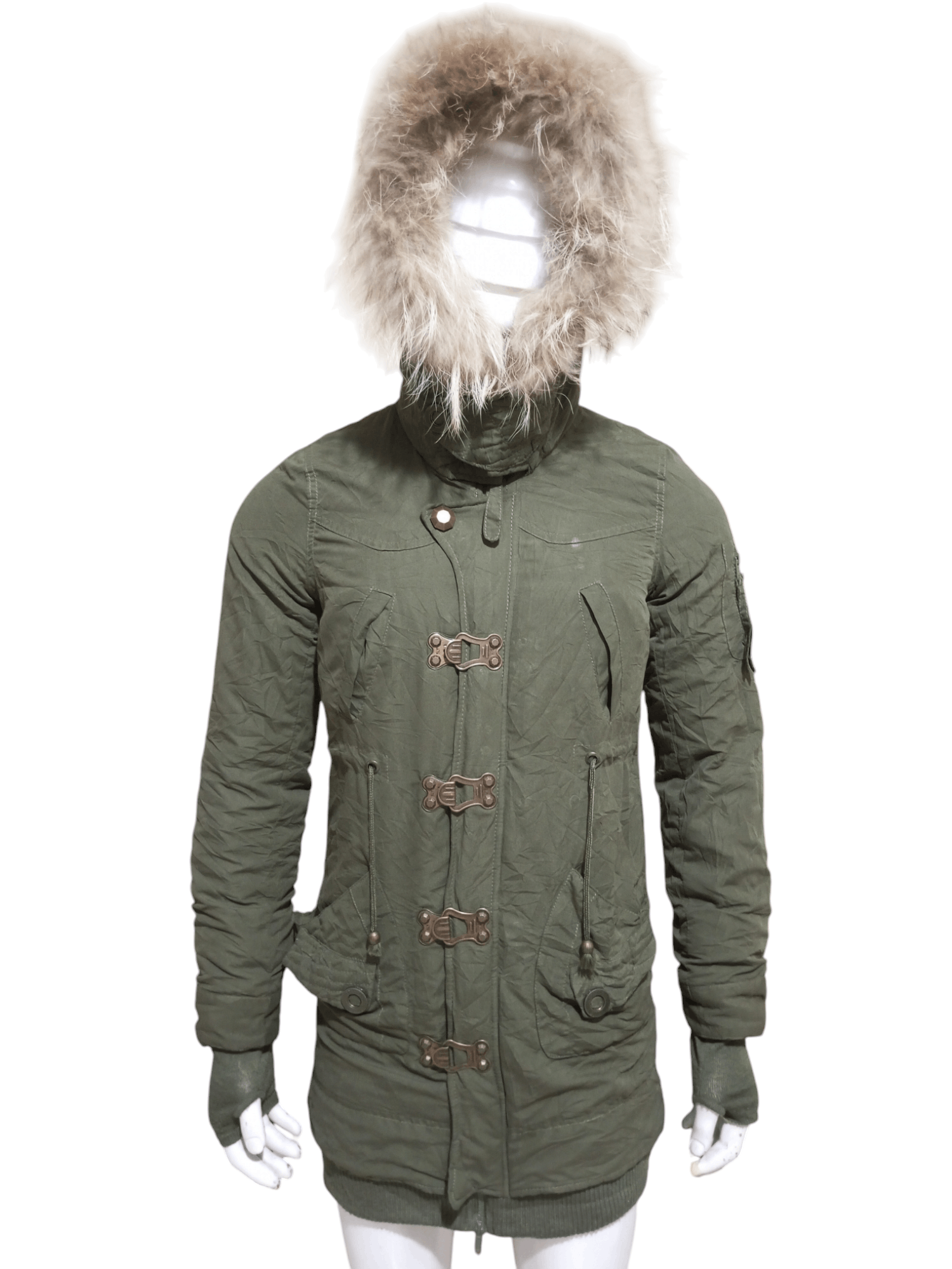 If Six Was Nine × Japanese Brand × Le Grande Bleu (L.G.B.) Vintage sly multi pocket parka fur hoodie Size US M / EU 48-50 / 2 - 1 Thumbnail