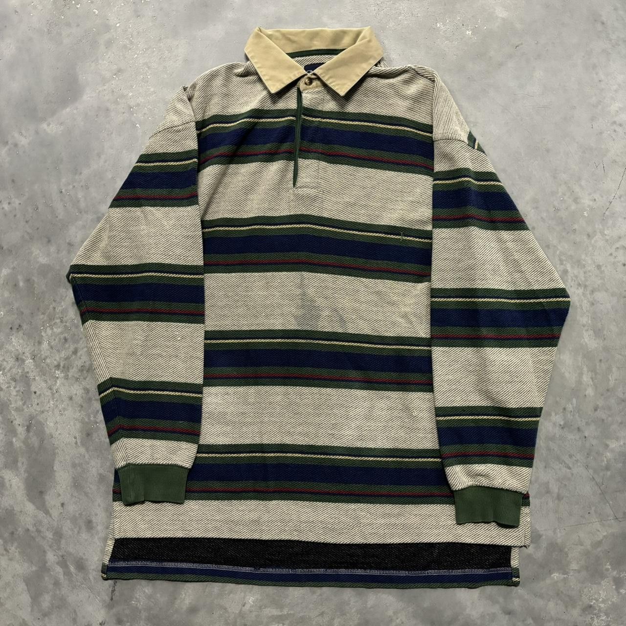 Streetwear × Supreme × Vintage Supreme Rose Rugby LS Polo White 