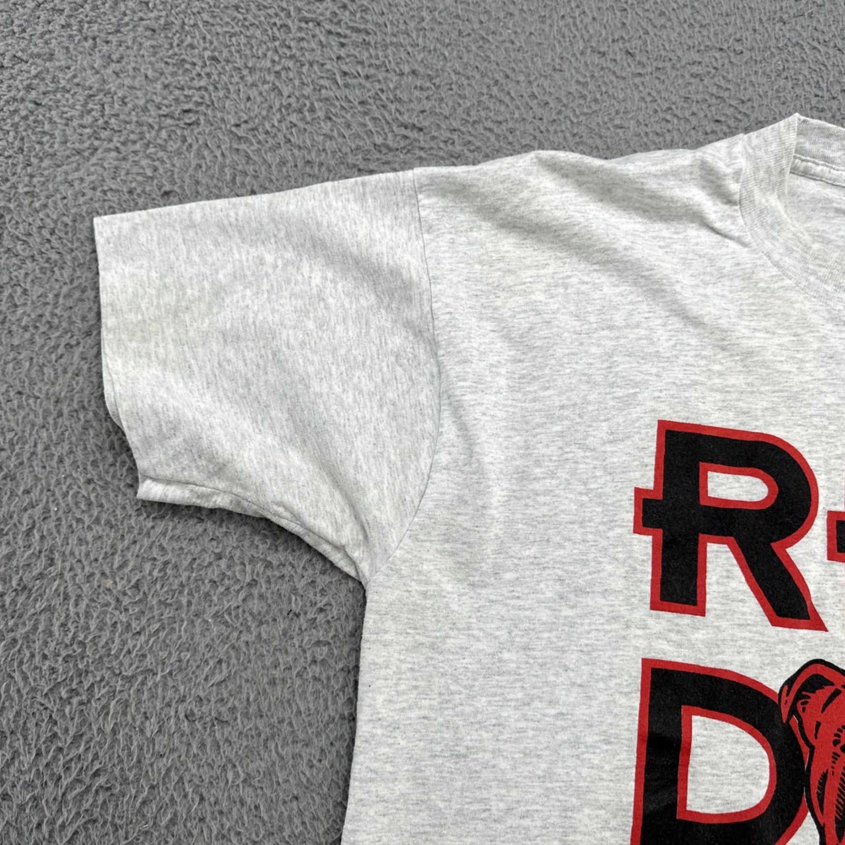 Fruit Of The Loom VINTAGE Fruit of the Loom Shirt XL USA White 90s Beer Dog Graphic Print Crew Neck Short Sleeve Men Mens Size US XL / EU 56 / 4 - 6 Thumbnail