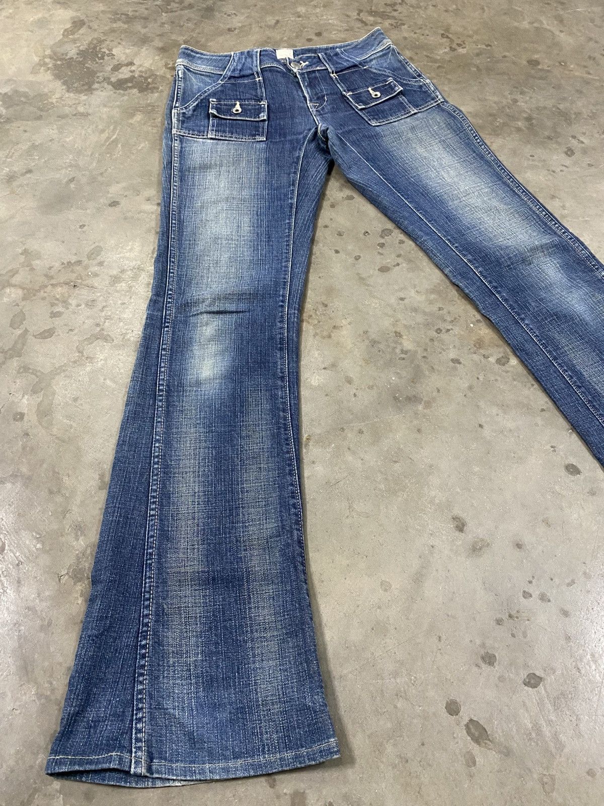 Edwin Flare Jeans Brappers by Edwin Mud Rusty Flared @319 Size US 27 - 6 Thumbnail