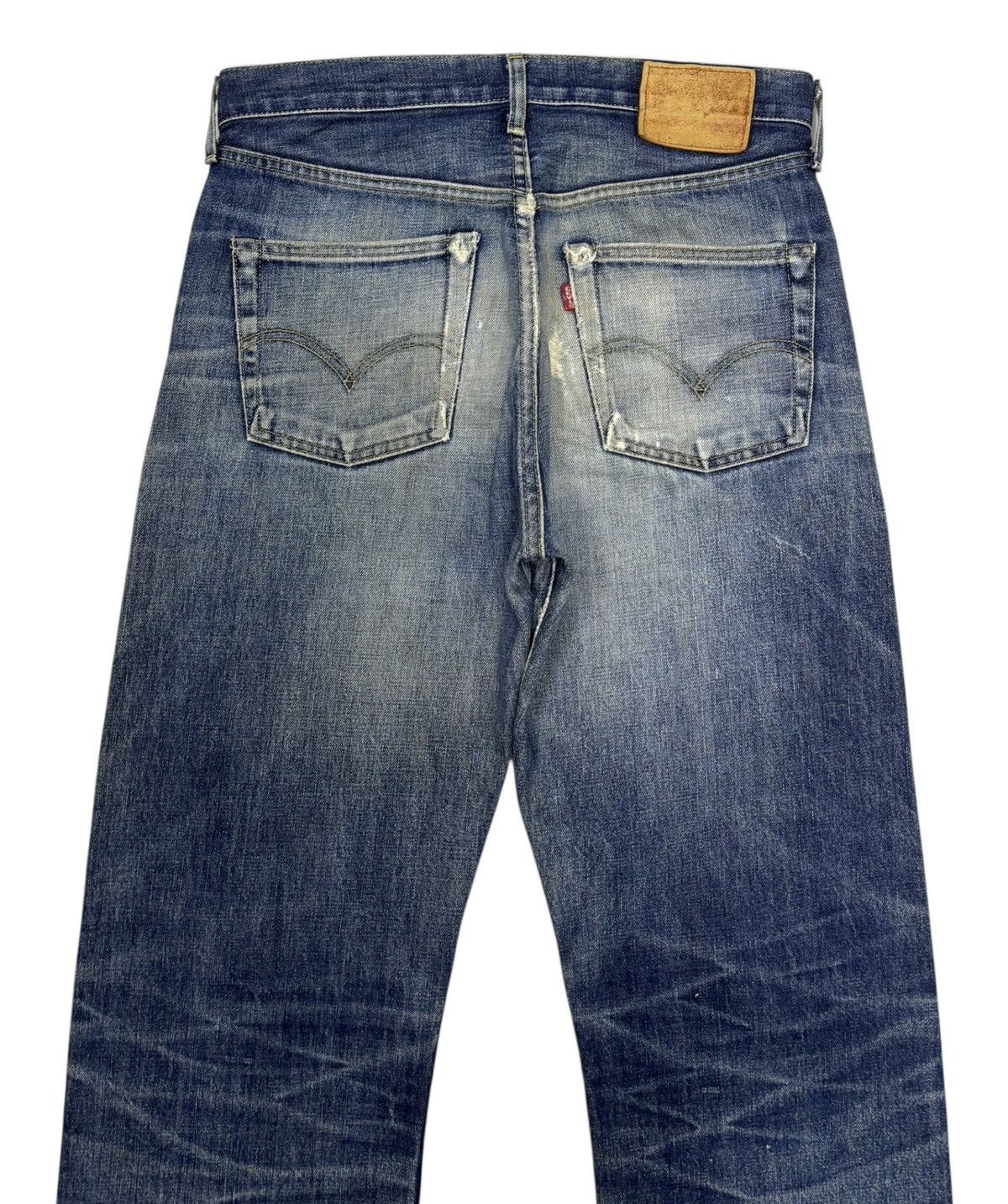 Junya Watanabe × Levi's Vintage Levis Big E Redline Selvedge Jeans Distressed Denim Size US 32 / EU 48 - 10 Thumbnail