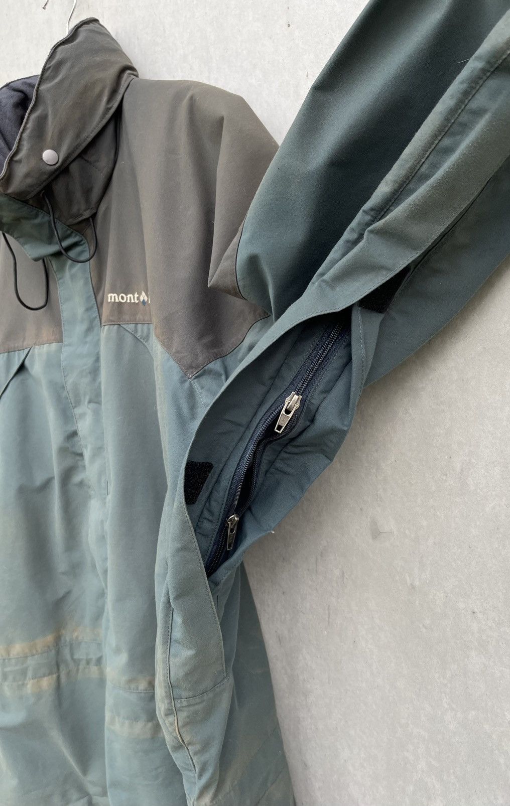 Montbell 🔥Vintage Montbell Men's Gore-Tex Two-tone Hood Jacket Size US XL / EU 56 / 4 - 7 Thumbnail