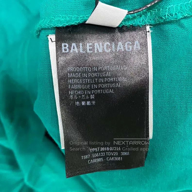Balenciaga Balenciaga Lake Green Embroidered Valentine's Day Logo Sho Size US S / EU 44-46 / 1 - 4 Thumbnail