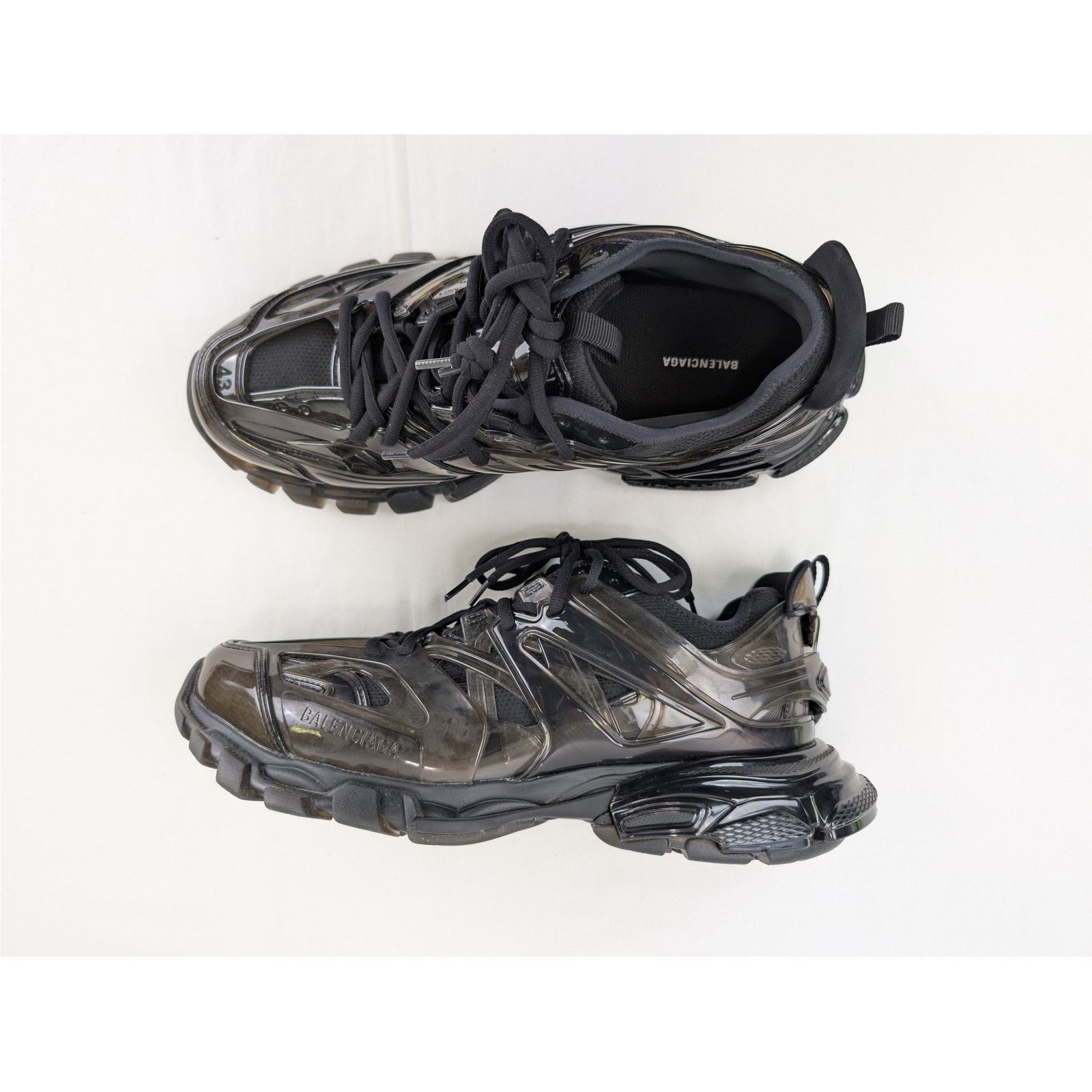 Balenciaga o1rshd1 Track Jelly Fish Track Sneakers in Black Size US 10 / EU 43 - 1 Thumbnail