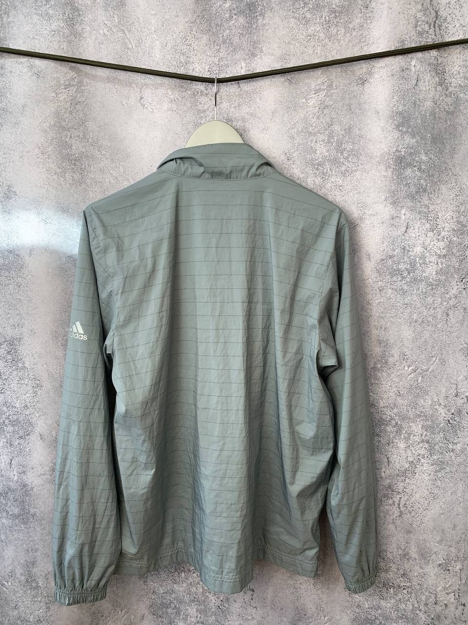 Adidas Adidas Climaproof Vintage 2010 Striped Jacket Gray size M Size US M / EU 48-50 / 2 - 7 Thumbnail