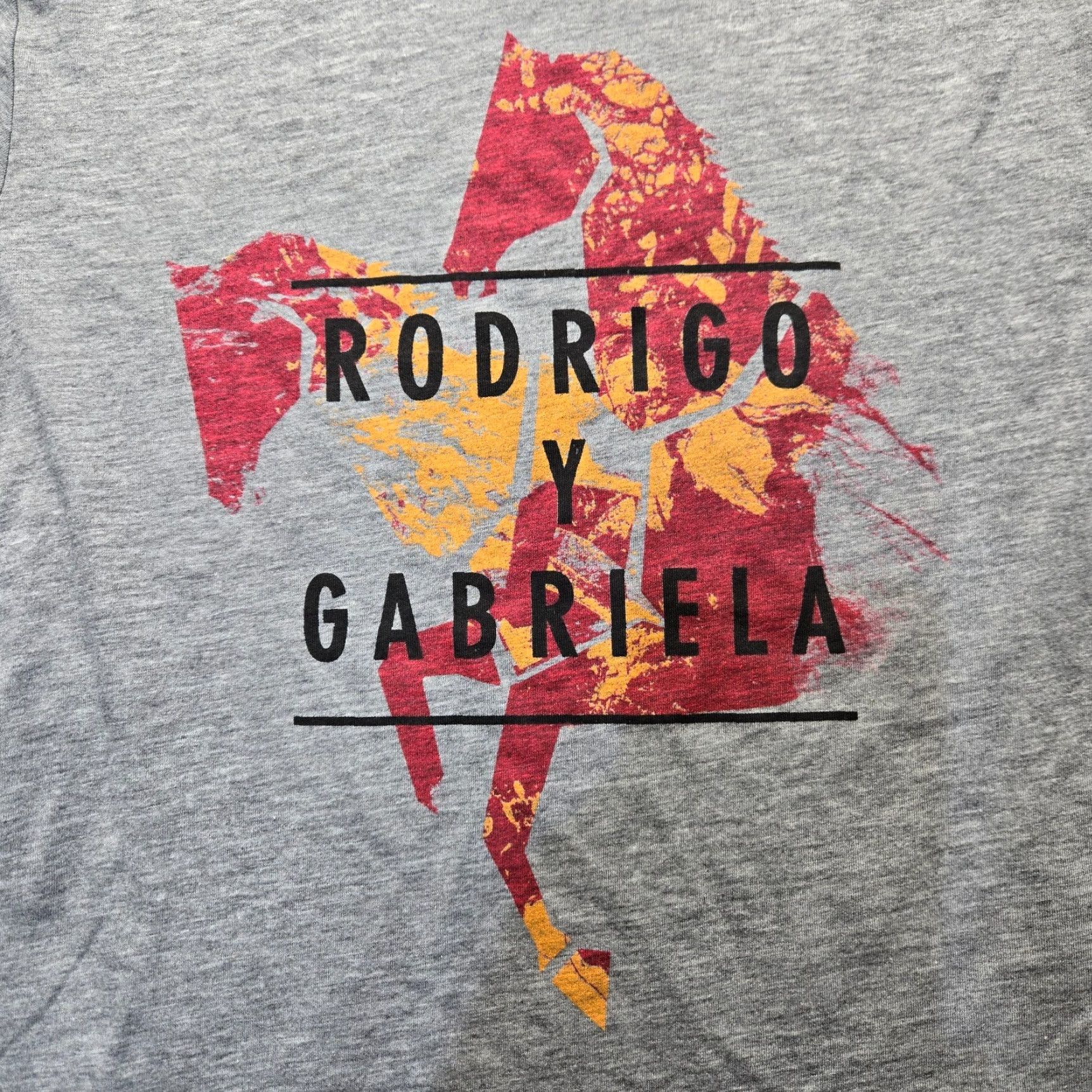 Vintage RODRIGO Y GABRIELA Concert Shirt Adult Small Gray T-Shirt 100% Cotton Graphic Tee Music Memorabilia Size US S / EU 44-46 / 1 - 2 Thumbnail