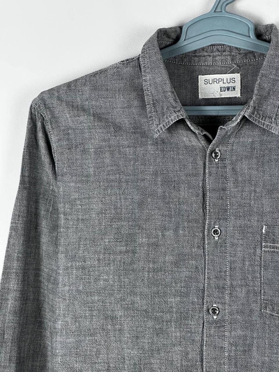 Edwin Edwin Surplus Japanese Denim Heavyweight Shirt Size US L / EU 52-54 / 3 - 5 Thumbnail