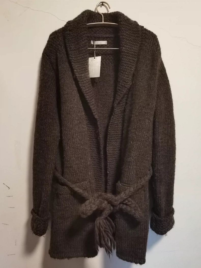 Number (N)ine Number Nine 02AW Wool Knit Robe Coat - dmc Size US L / EU 52-54 / 3 - 1 Thumbnail