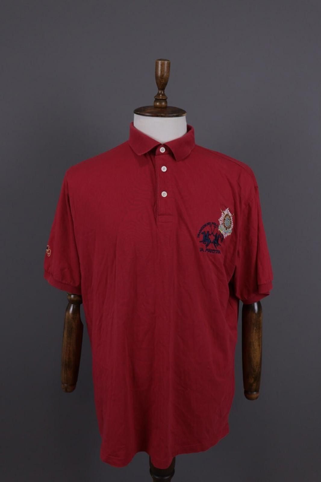 La Martina La Martina Red Summer Short Sleeve Polo Shirt Size 3XL Size US XXL / EU 58 / 5 - 1 Thumbnail