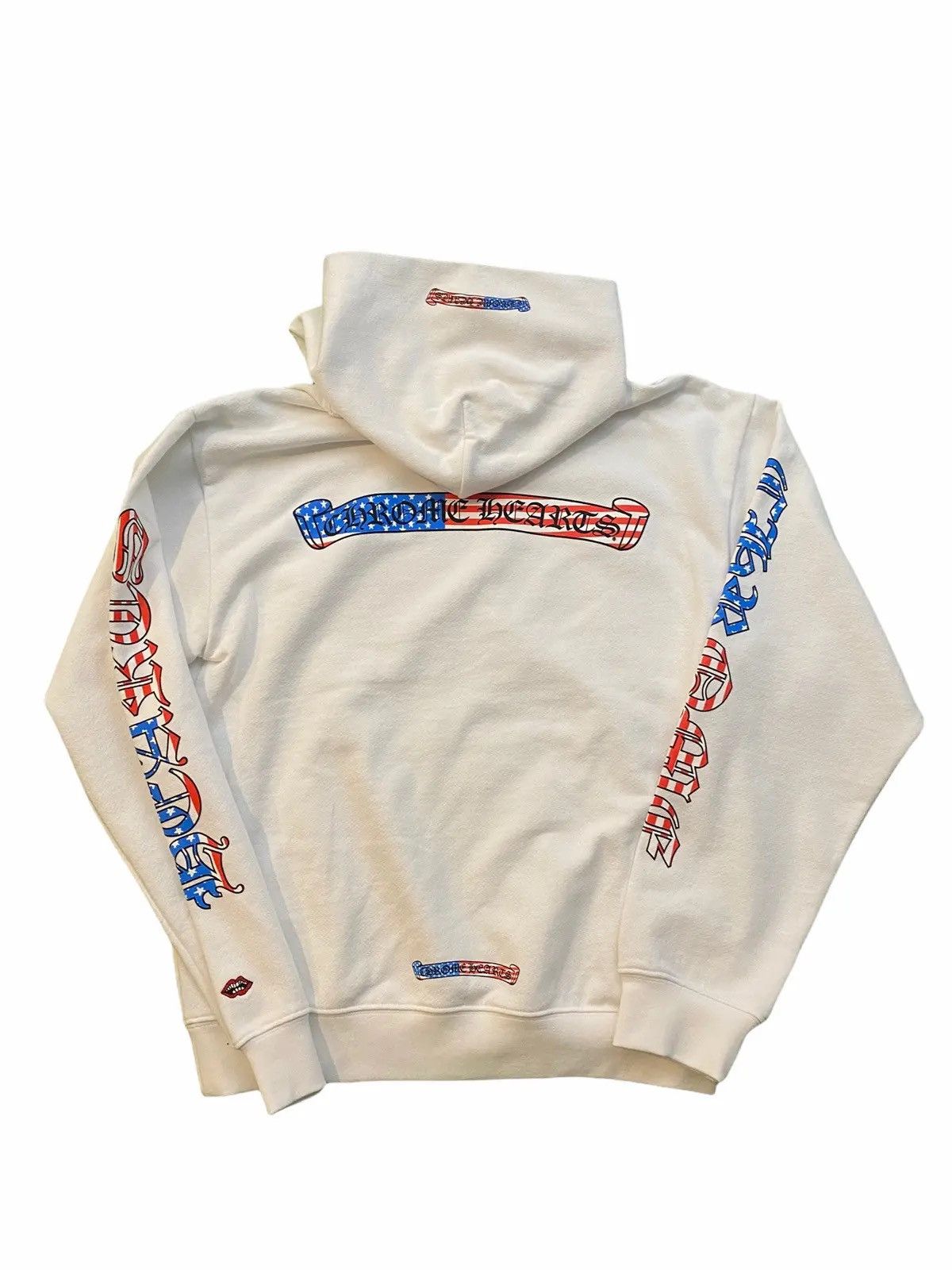 Chrome Hearts Chrome Hearts 4th of July Hoodie (white) Size US XXL / EU 58 / 5 - 2 Thumbnail
