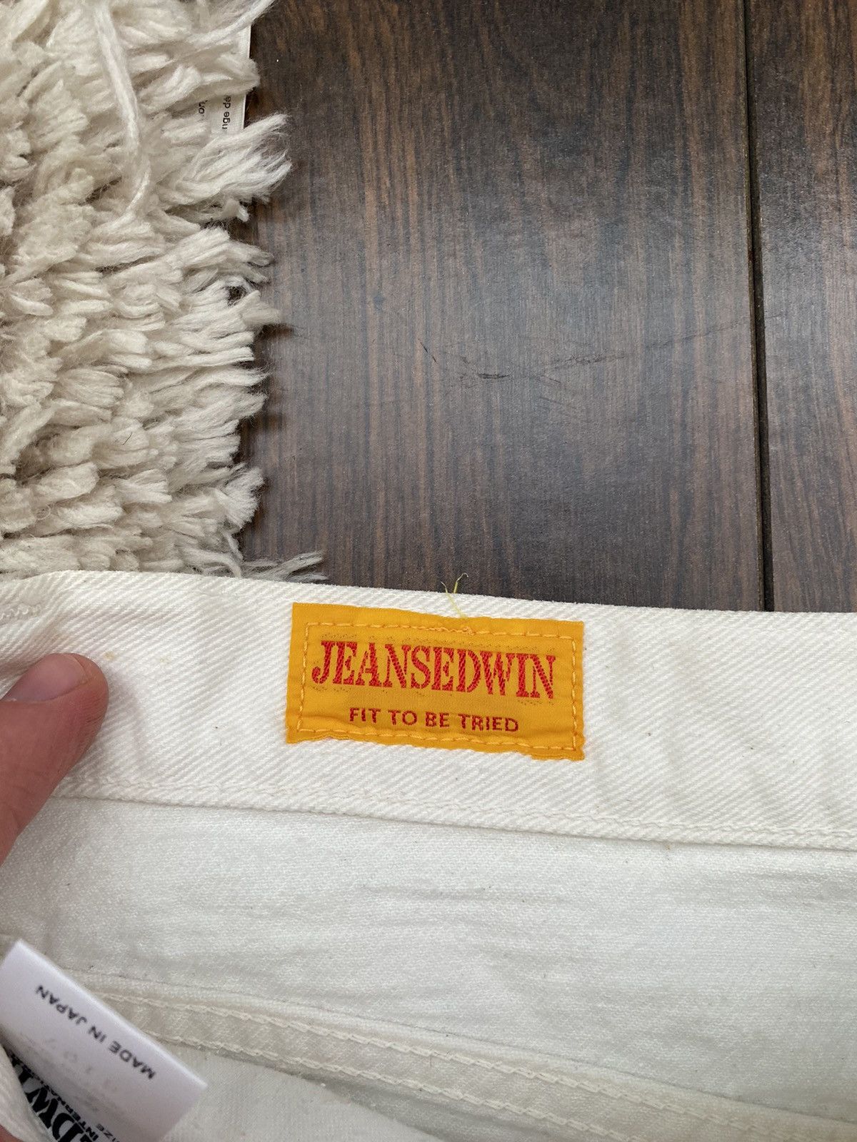 Edwin Edwin Y2K Japanese White jean Pants Size US 33 - 4 Thumbnail
