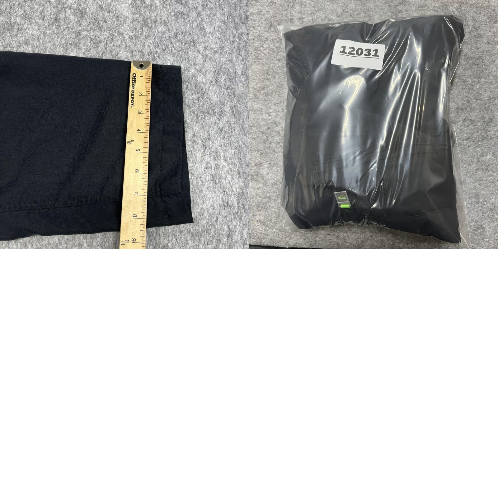 Hugo Boss Hugo Boss Mens Black Microfiber Chino Pants Regular Straight Office Fit 36 35x34 Size US 36 / EU 52 - 11 Thumbnail