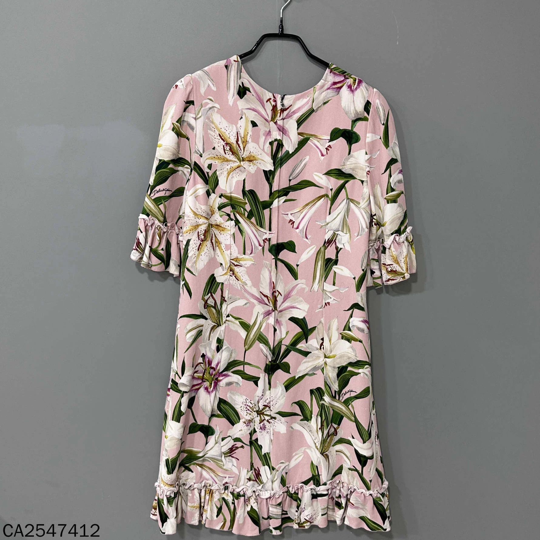 Dolce & Gabbana DG floral allover print dress Size M / US 6-8 / IT 42-44 - 2 Thumbnail