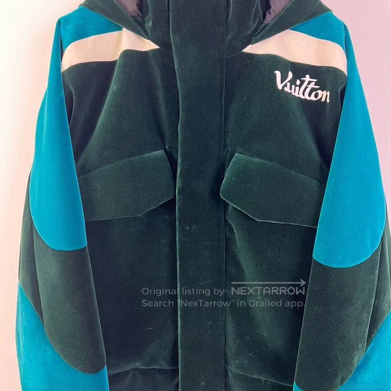 Louis Vuitton Louis Vuitton Lake Green Velvet Jacket Size US L / EU 52-54 / 3 - 4 Thumbnail