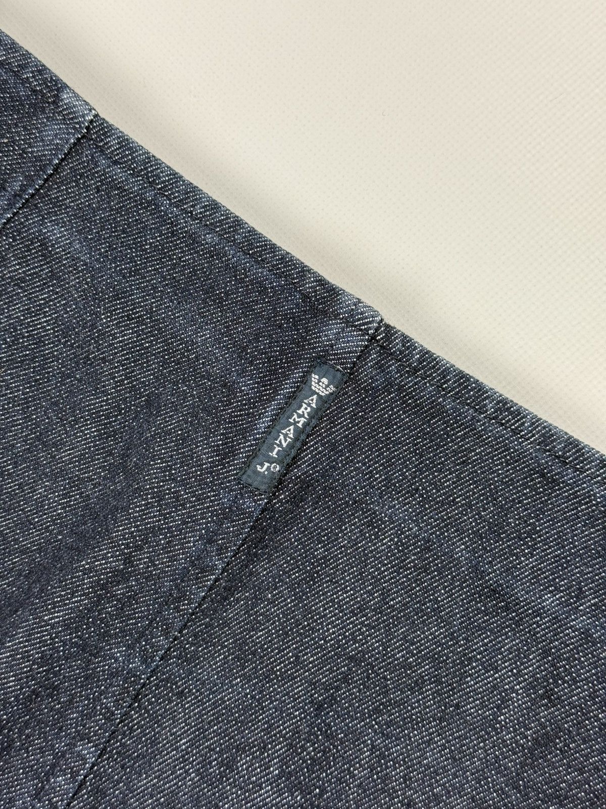 Armani Armani Jeans Vintage 90s Ladies Denim Midi Y2K Skirt Size 32" / US 10 / IT 46 - 10 Thumbnail