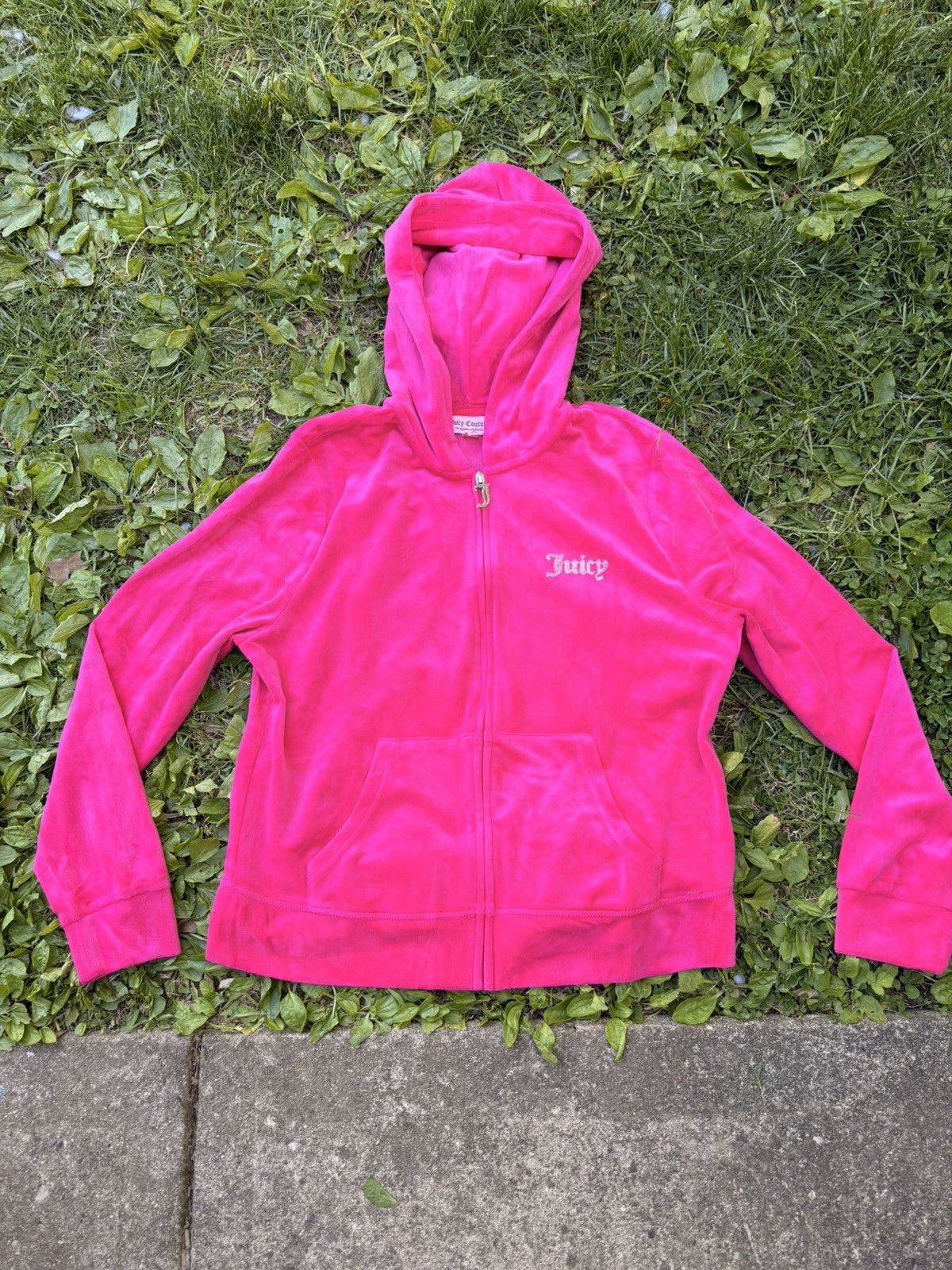 Juicy Couture Y2K Juicy Couture Pink Jacket Size XL Size XL / US 12-14 / IT 48-50 - 2 Thumbnail