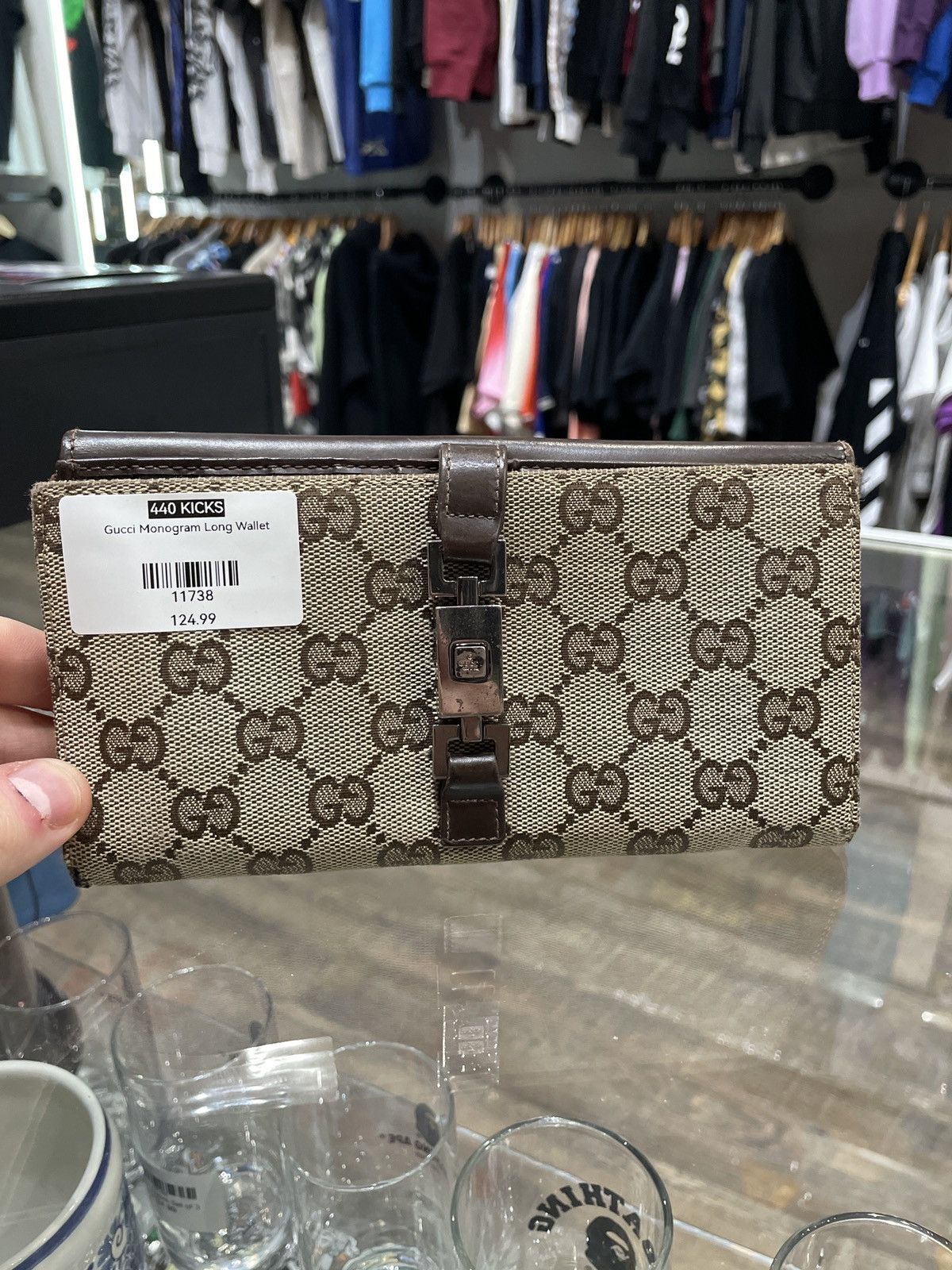 Gucci Gucci Monogram Long Wallet Size ONE SIZE - 1 Thumbnail