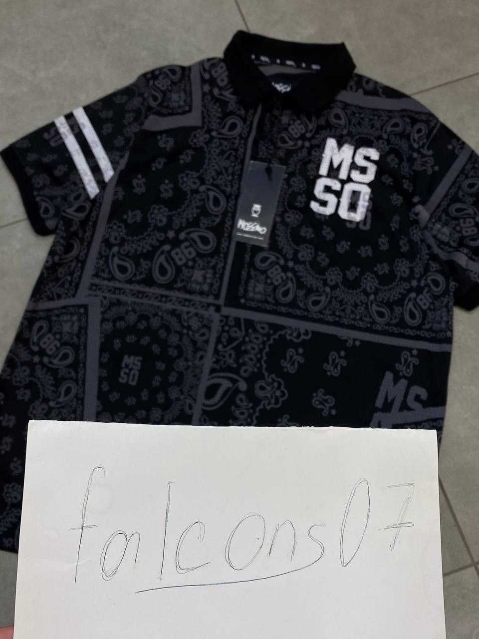 Mossimo Mossimo MSSO 86 Paisley AOP Polo Shirt Size US L / EU 52-54 / 3 - 2 Thumbnail