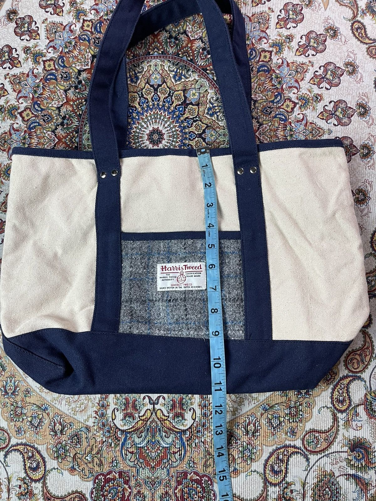 Harris Tweed Harris Tweed mini tote bag📸 Size ONE SIZE - 5 Thumbnail