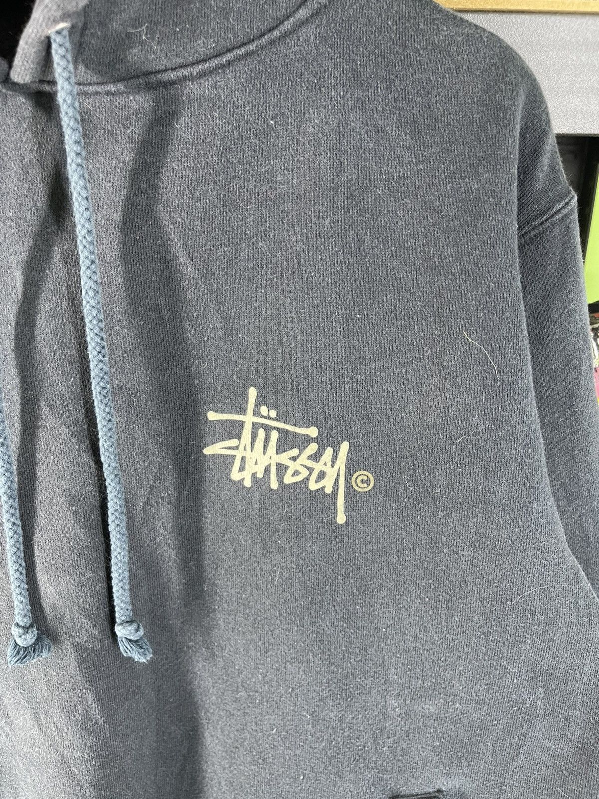 Stussy 2000's Vintage Stussy Pigment Dyed Hoodie Blue Black Size US M / EU 48-50 / 2 - 9 Thumbnail