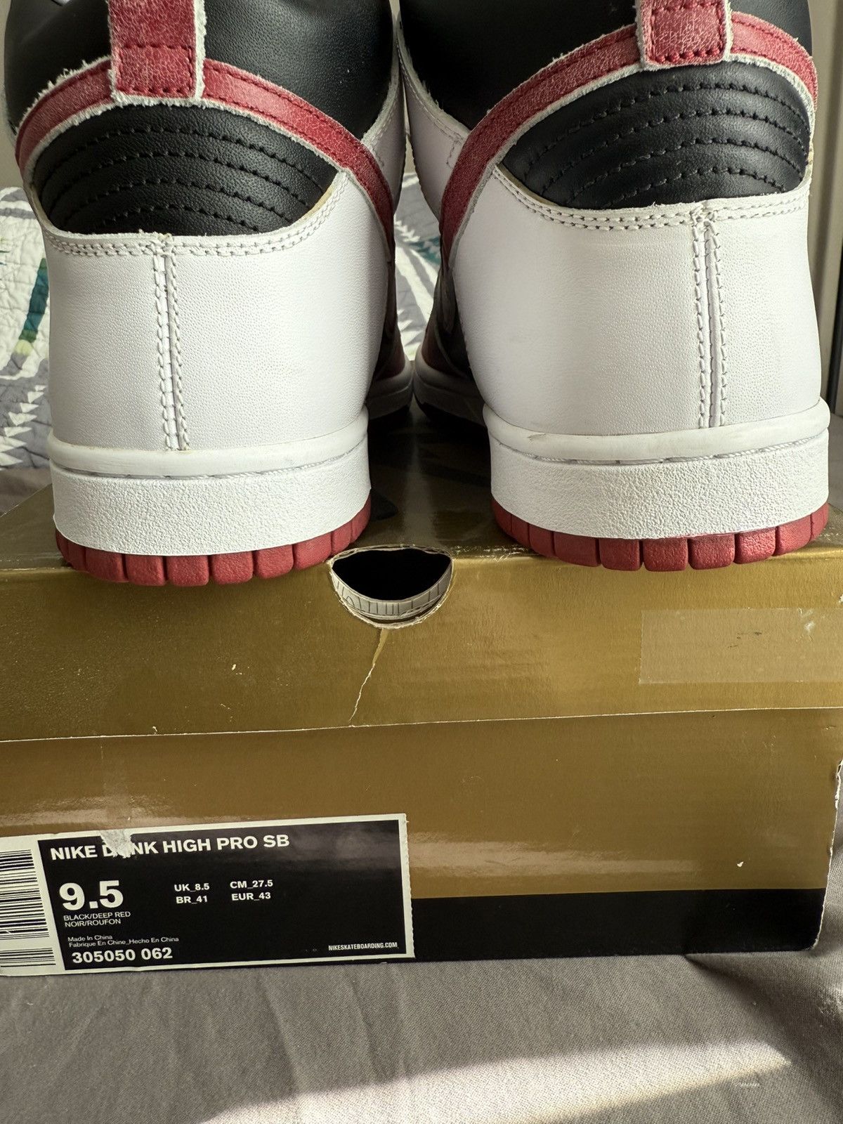 Nike Nike Dunk High Pro SB - Vorhees 2007 Size US 9.5 / EU 42-43 - 9 Thumbnail
