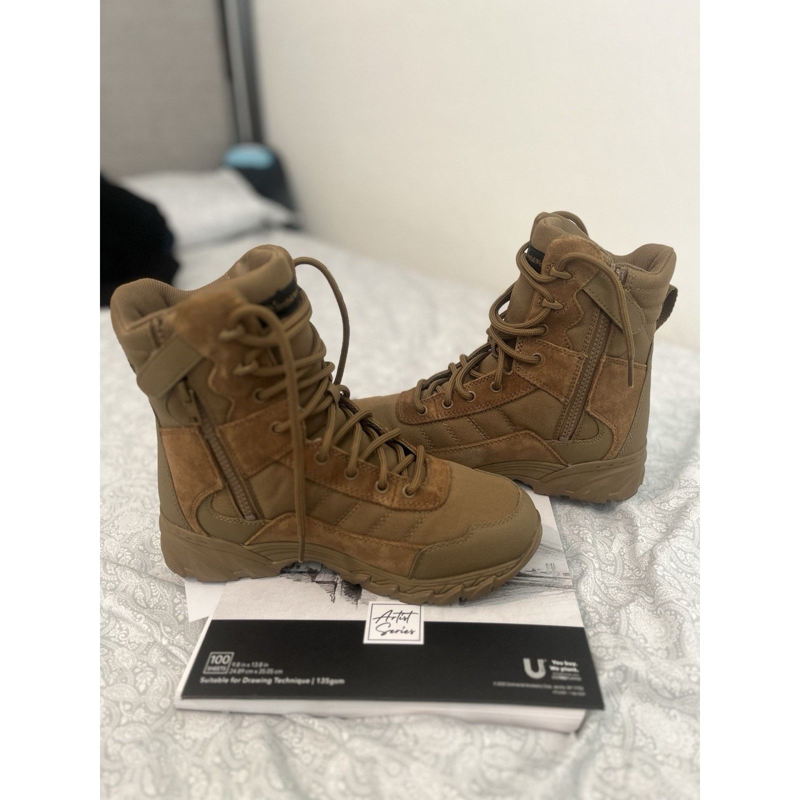 Other Smith & Wesson Ranger Tactical Boots Coyote Brown Men’s US 8 Size US 8 / EU 41 - 14 Thumbnail