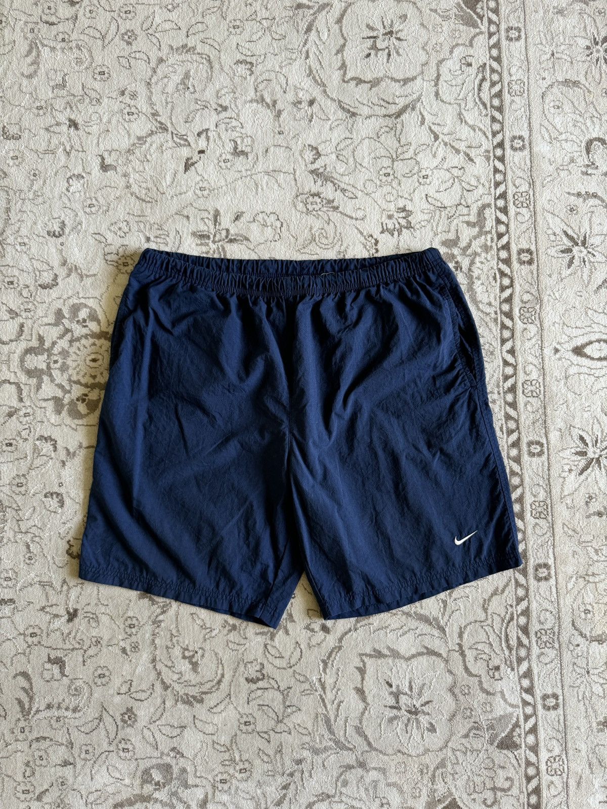 Nike × Vintage Vintage Y2K Nike Small Swoosh Nylon Track Shorts Size M Size US 32 / EU 48 - 1 Thumbnail