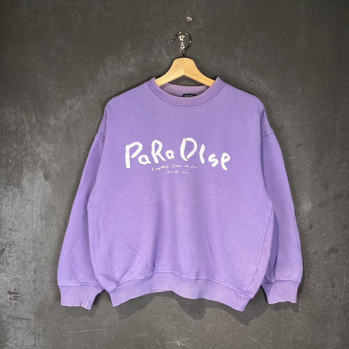 Japanese Brand × Vintage Calza Paradise Boxy Cropped Crewneck Size L / US 10 / IT 46 - 1 Thumbnail