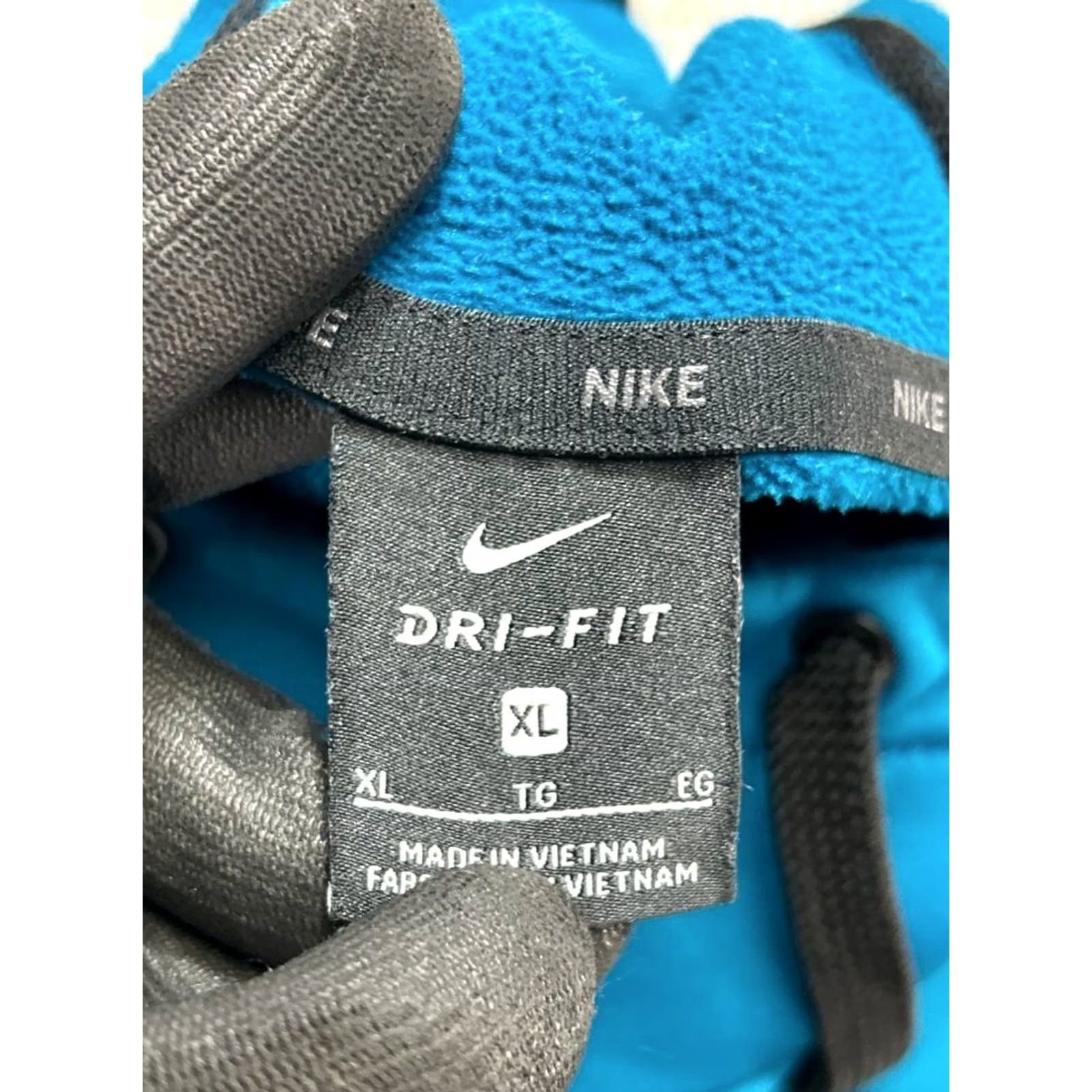 Nike Nike Hoodie Mens XL Blue Fleece Dri Fit Raglan Sleeve Pullover Training Running Gear Size US XL / EU 56 / 4 - 4 Thumbnail